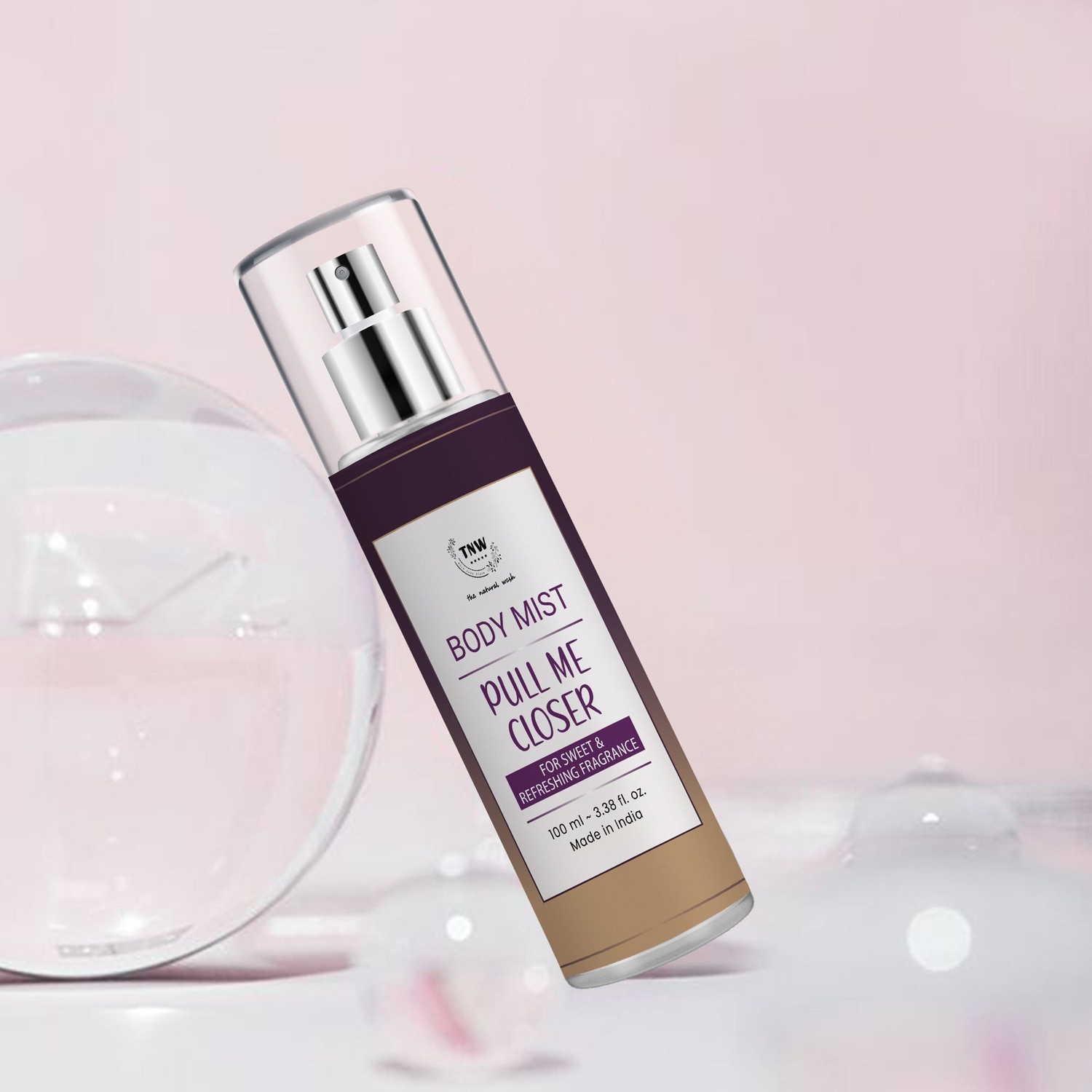 TNW - The Natural Wash Pull Me Closer Body Mist | Lasting Sweet & Refreshing Scent Body Mist  -  For Men & Women