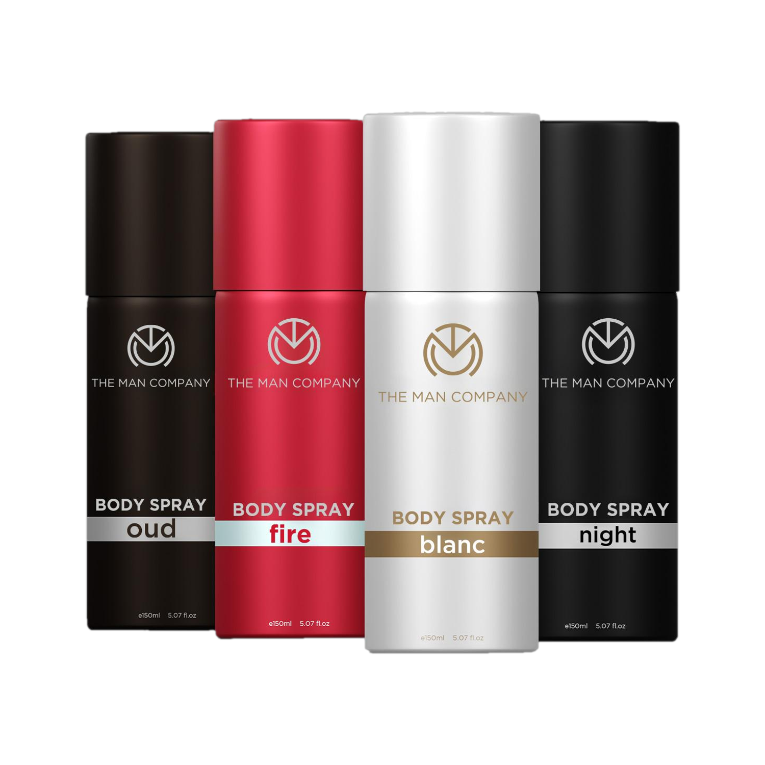 THE MAN COMPANY Blanc, Fire, Night & Oud Deodorant Set - Image 1