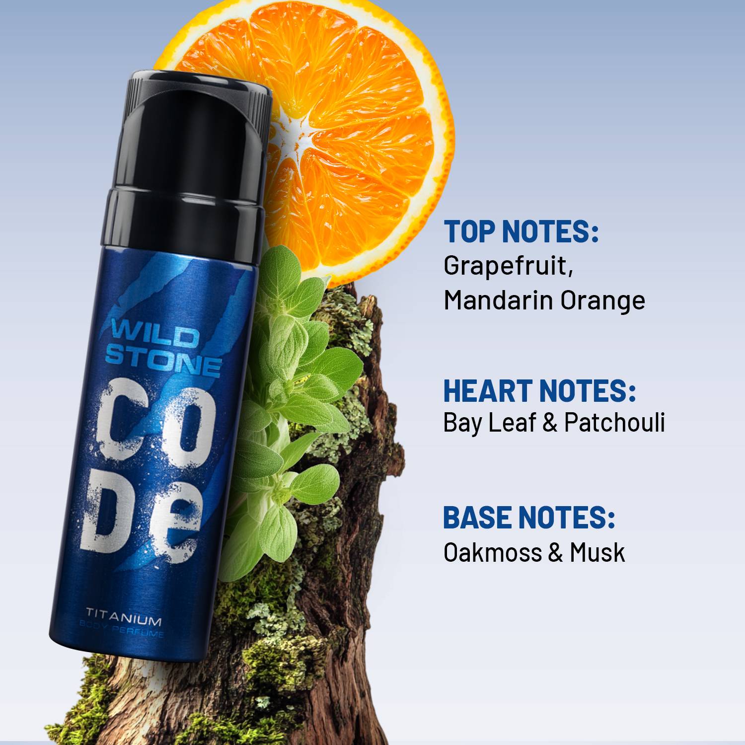 Wild Stone Men Code Titanium 150 ml Body Spray - Image 3