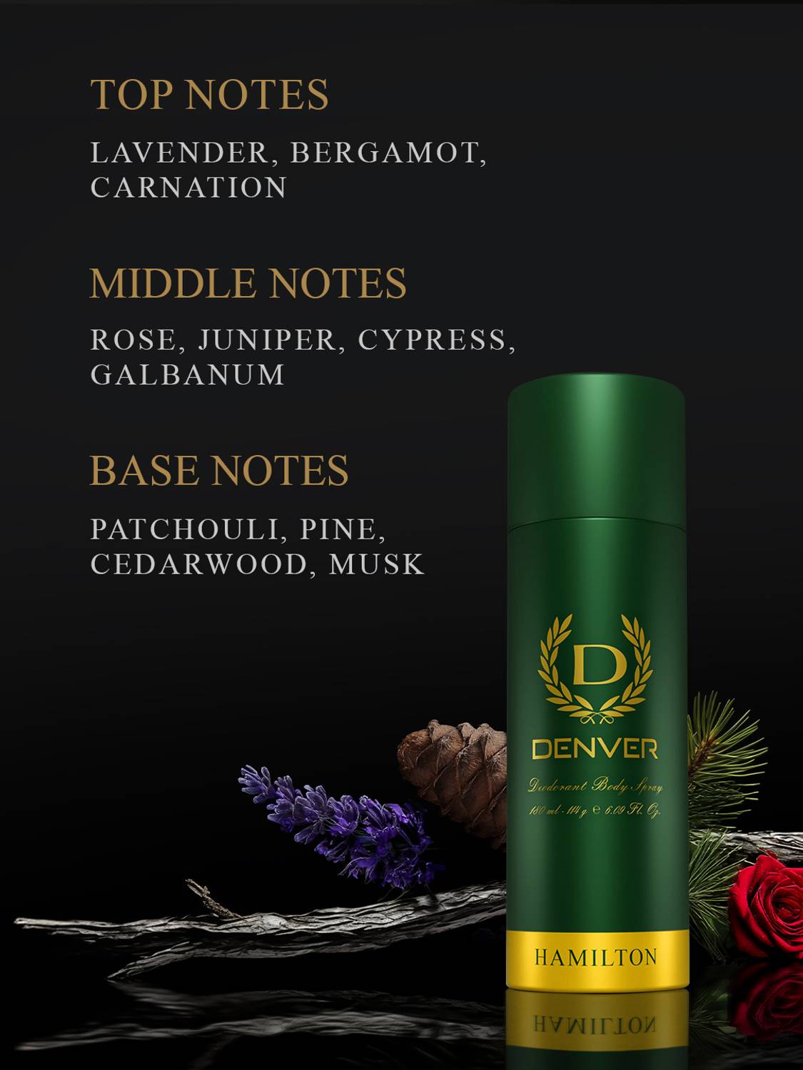 DENVER Goat Eau De Parfum 100 ml & Hamilton Deodorant 180 ml - Image 5