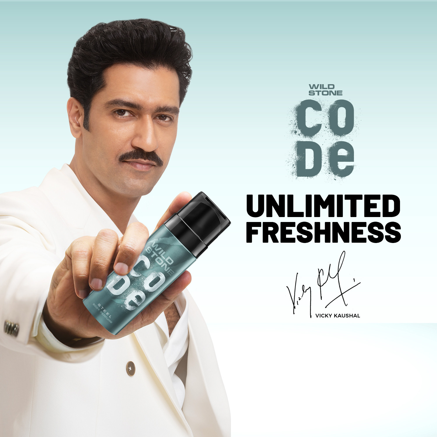 Image of Wild Stone CODE Steel & Copper (150 ml each) Perfume Body Spray - For Men