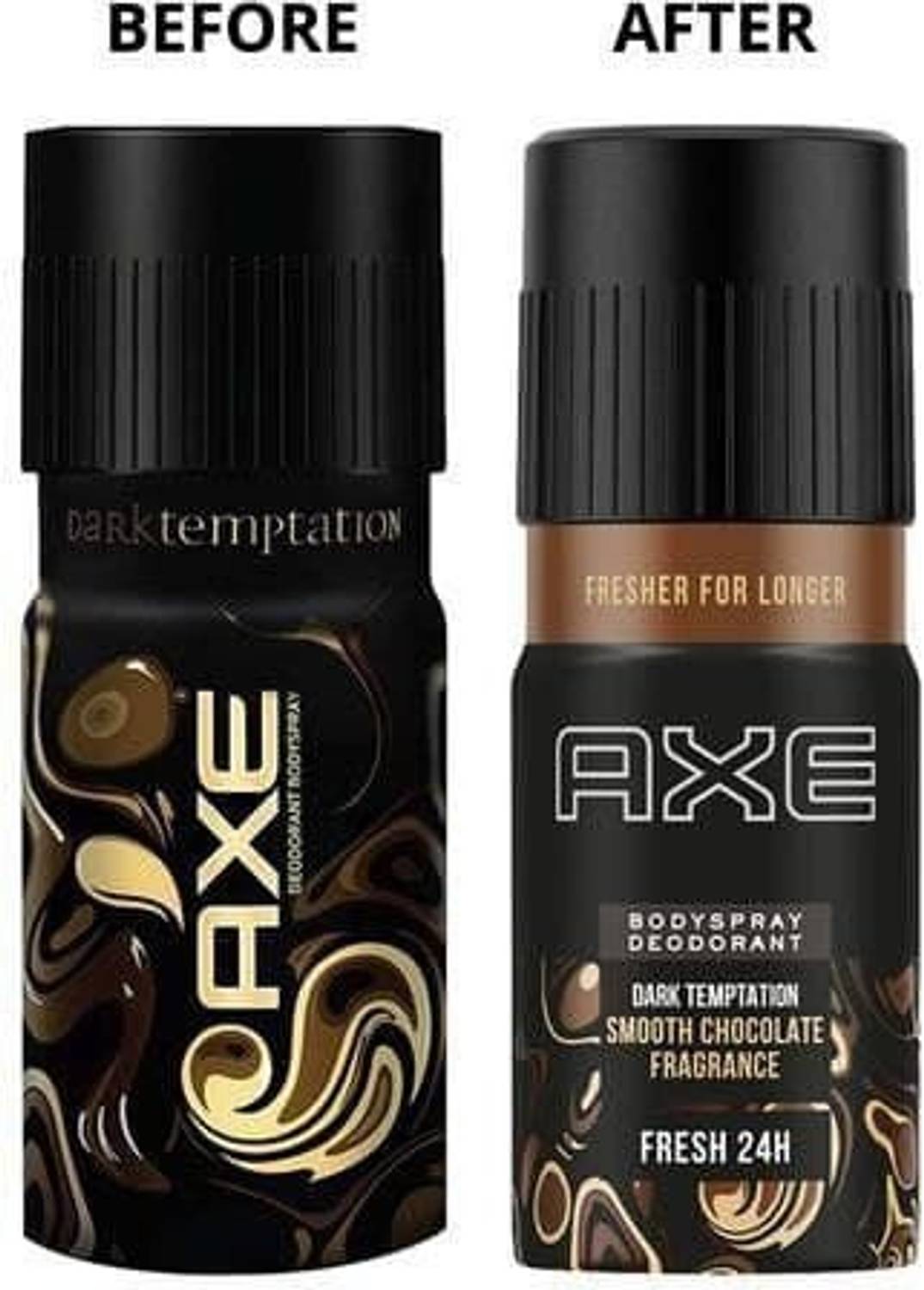 AXE Dark Temptation Deodorant, 150ml (Pack Of 2) Deodorant Spray - For Men & Women
