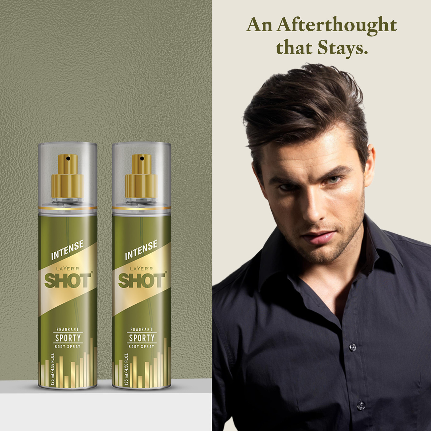 Image of LAYER'R Shot Sporty Long Lasting Fragrance Body Spray - For Men