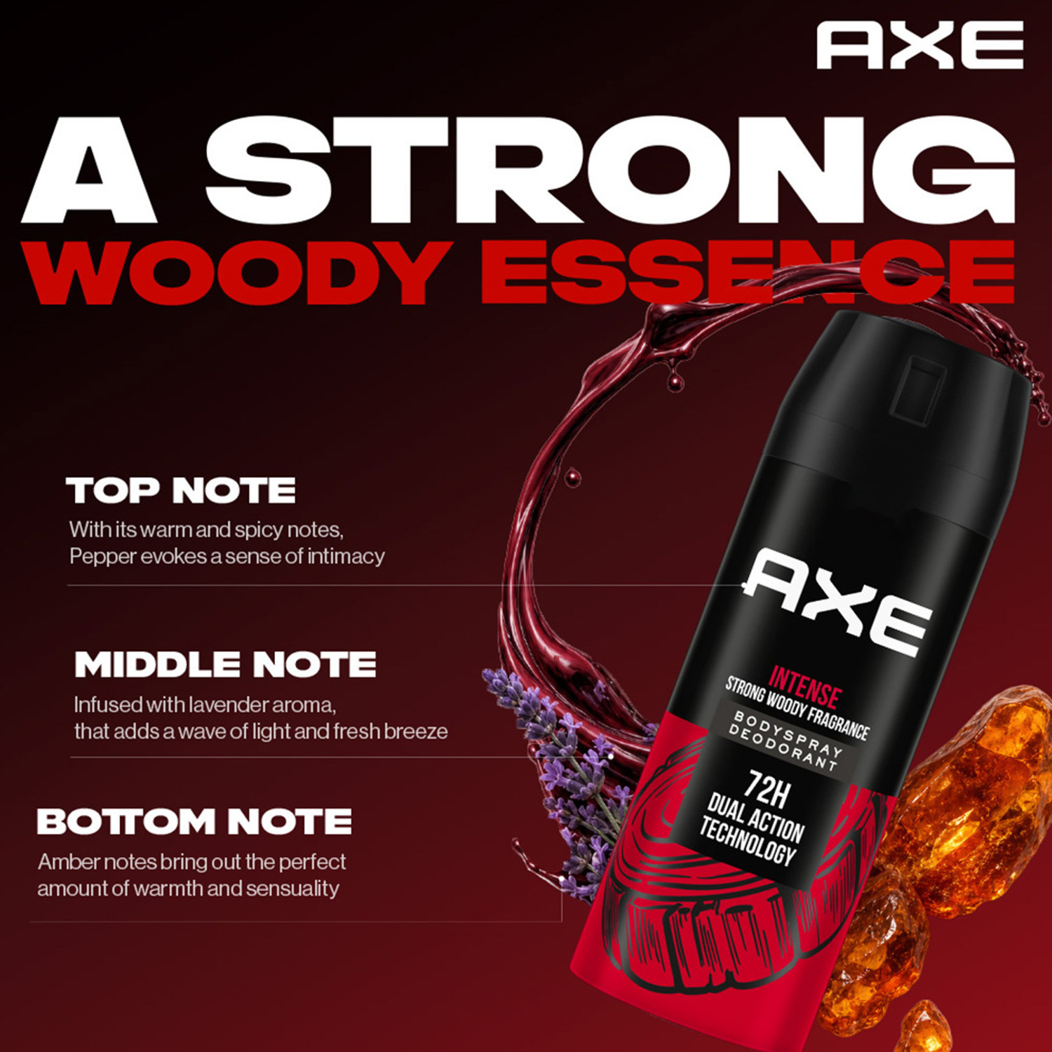 Image of AXE intense Body Spray - For Men