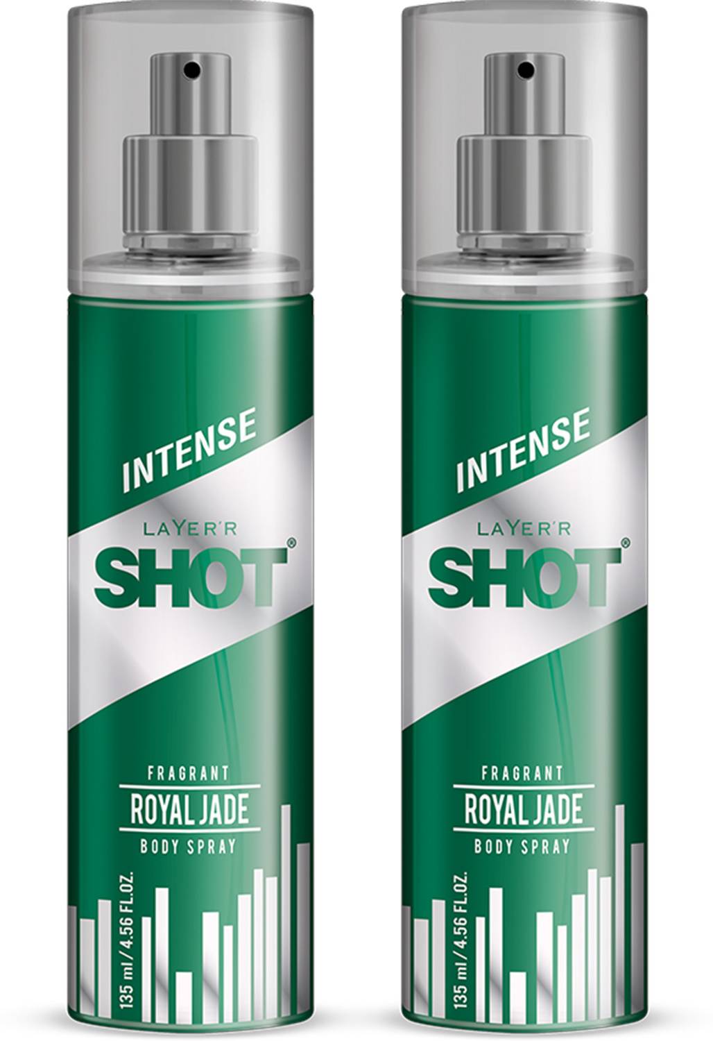 LAYER'R Shot Royal Jade Long Lasting Body Spray - For Men (270