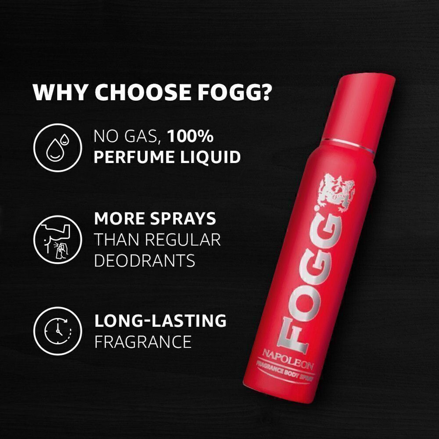 Image of FOGG Napoleon No Gas Body Spray - For Men