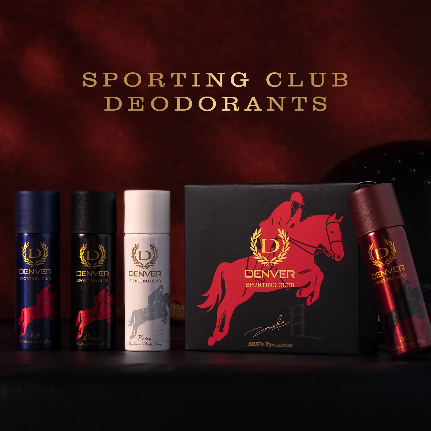 DENVER SRK's Favourite Sporting Club Nano Deo 50ml x 4 - Image 4