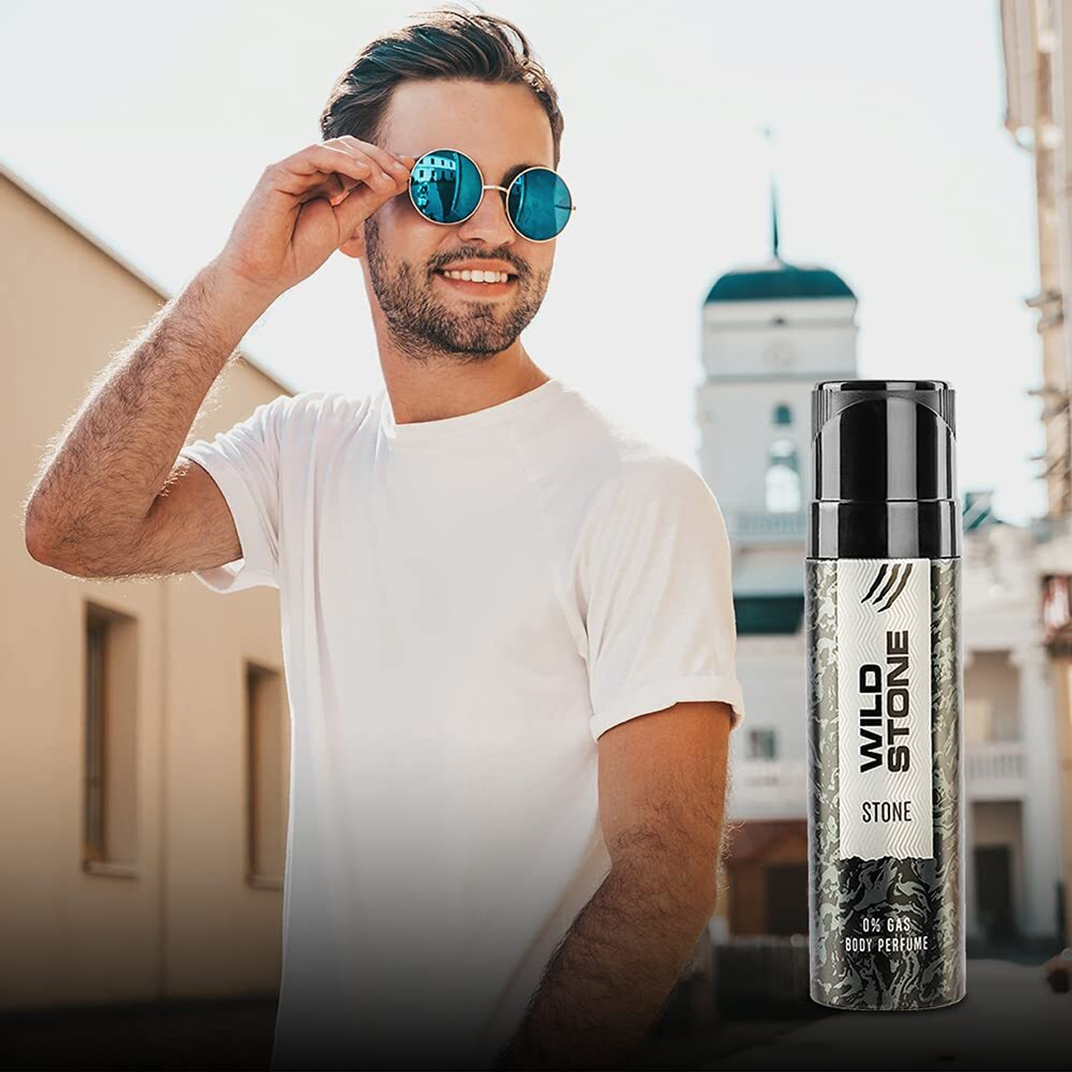 Image of Wild Stone Stone and Bronze Perfume Body Spray - For Men (240 ml, Pack of 2)