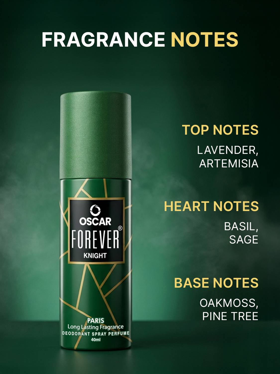 OSCAR Forever Paris Deodorant Body Spray 40ml - Image 4