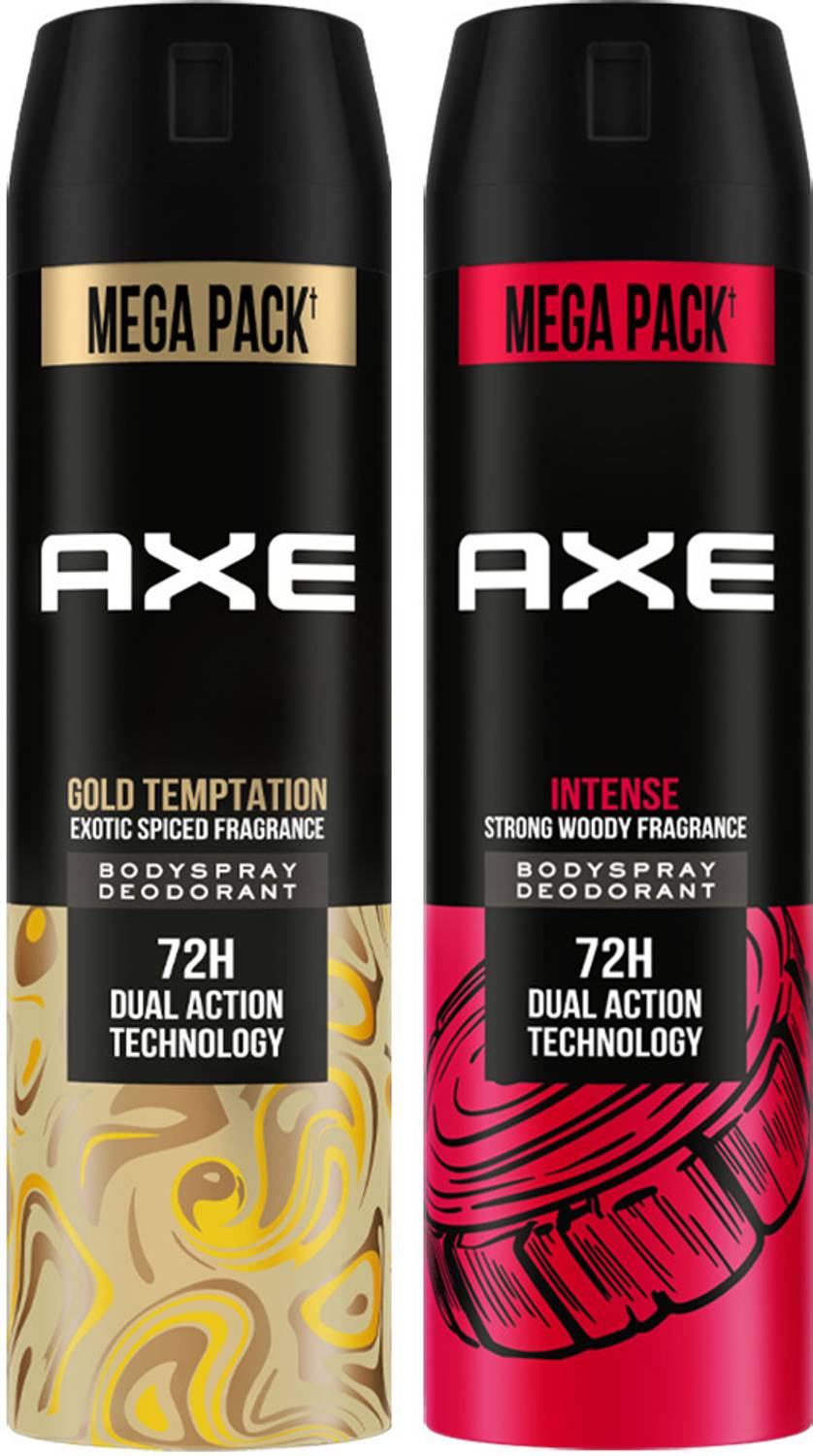 AXE Gold Temptation and Intense Deodorant Spray - For Men (430 ...mo