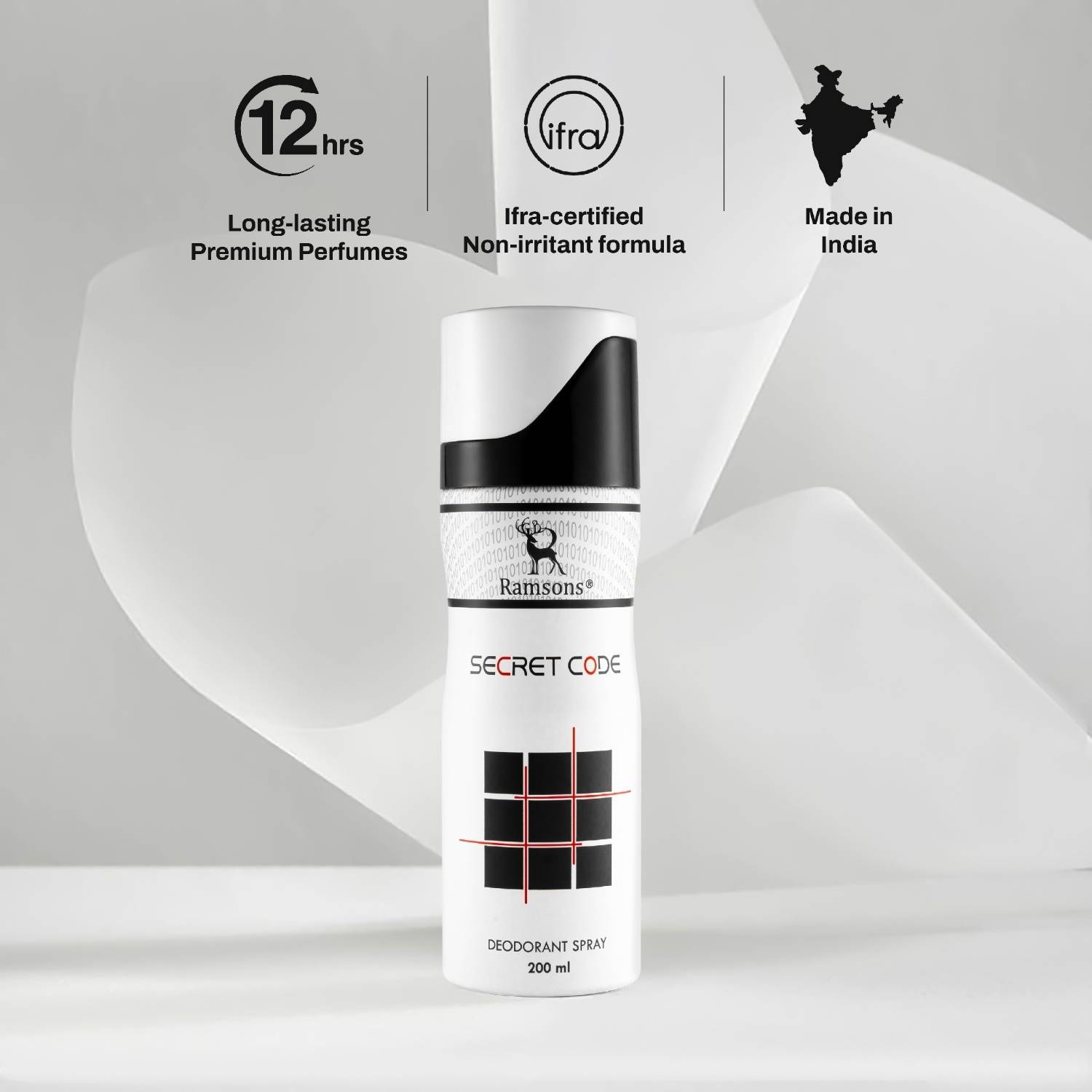 RAMSONS SecretCode Deodorant Spray 200 ml - Image 4