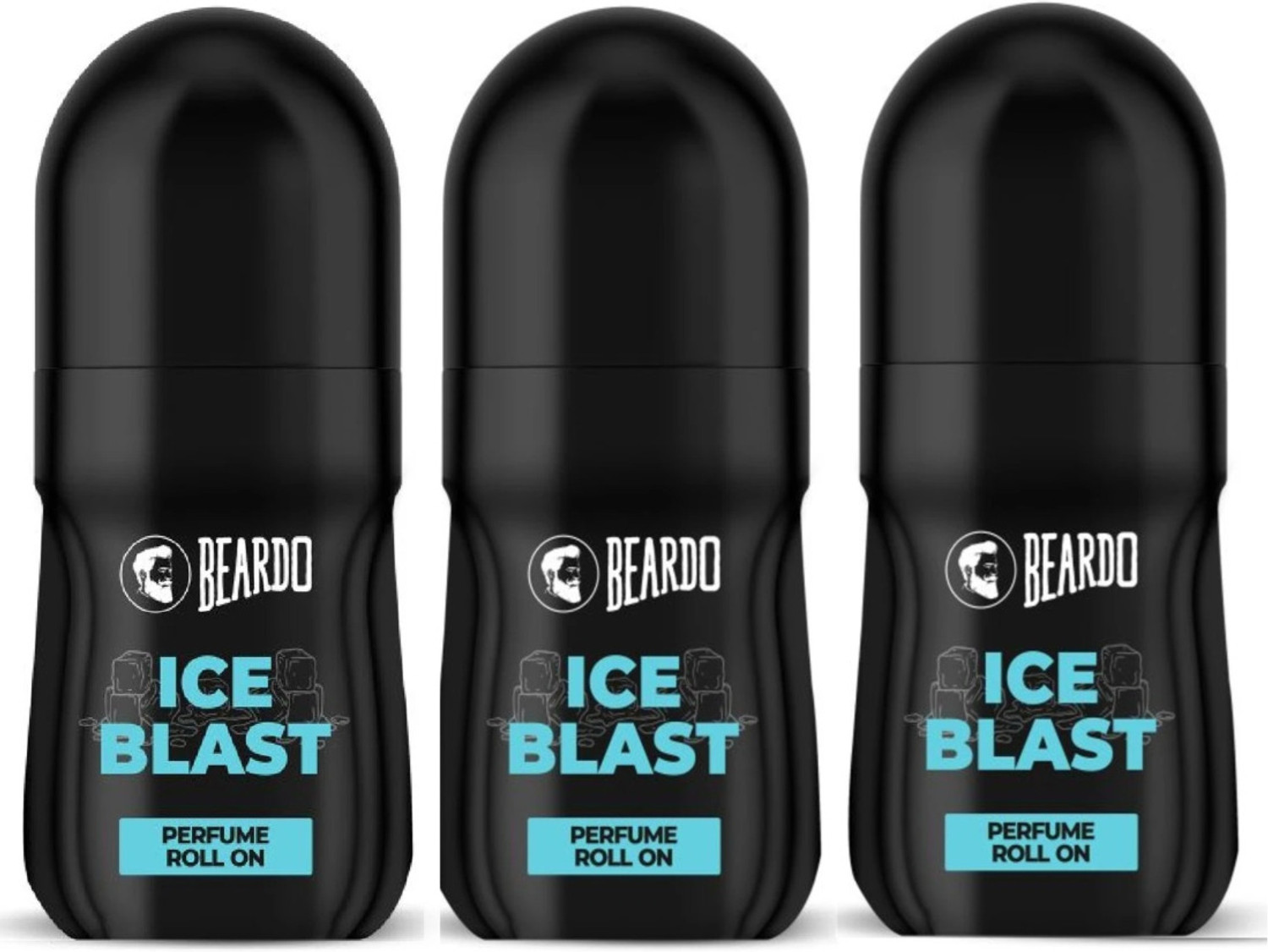 BEARDO Ice Blast Perfume Roll On | Long Lasting Fresh | Menthol, Musk & Woody Deodorant Roll-on  -  For Men