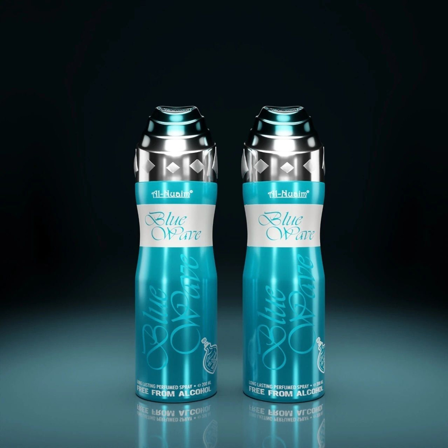 Image of Al-Nuaim Blue Wave Alcohol Free Deodorant Body Spray - For Men
