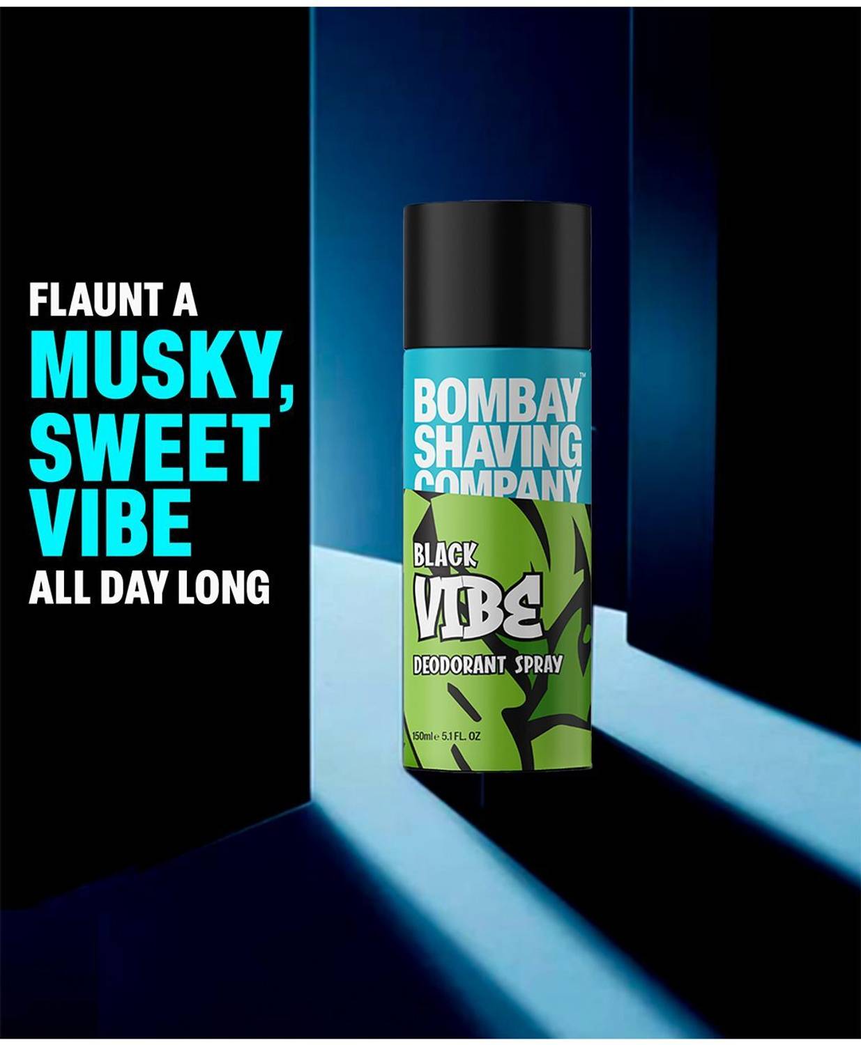 Bombay Shaving Company Red Spice & Black Vibe 150ml x 2 Deodorant - Image 4
