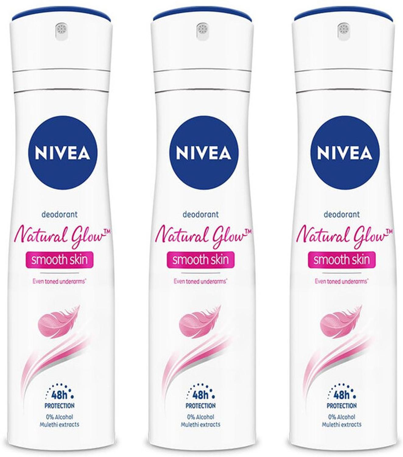 Image of NIVEA Natural Glow Smooth Skin Deodorant Spray & Women Deodorant Spray - For Men & Women