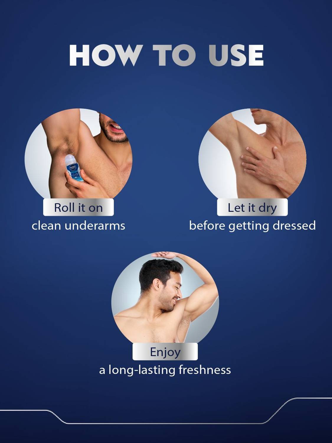 NIVEA Fresh Active Deodorant Roll-on 50ml - Image 2