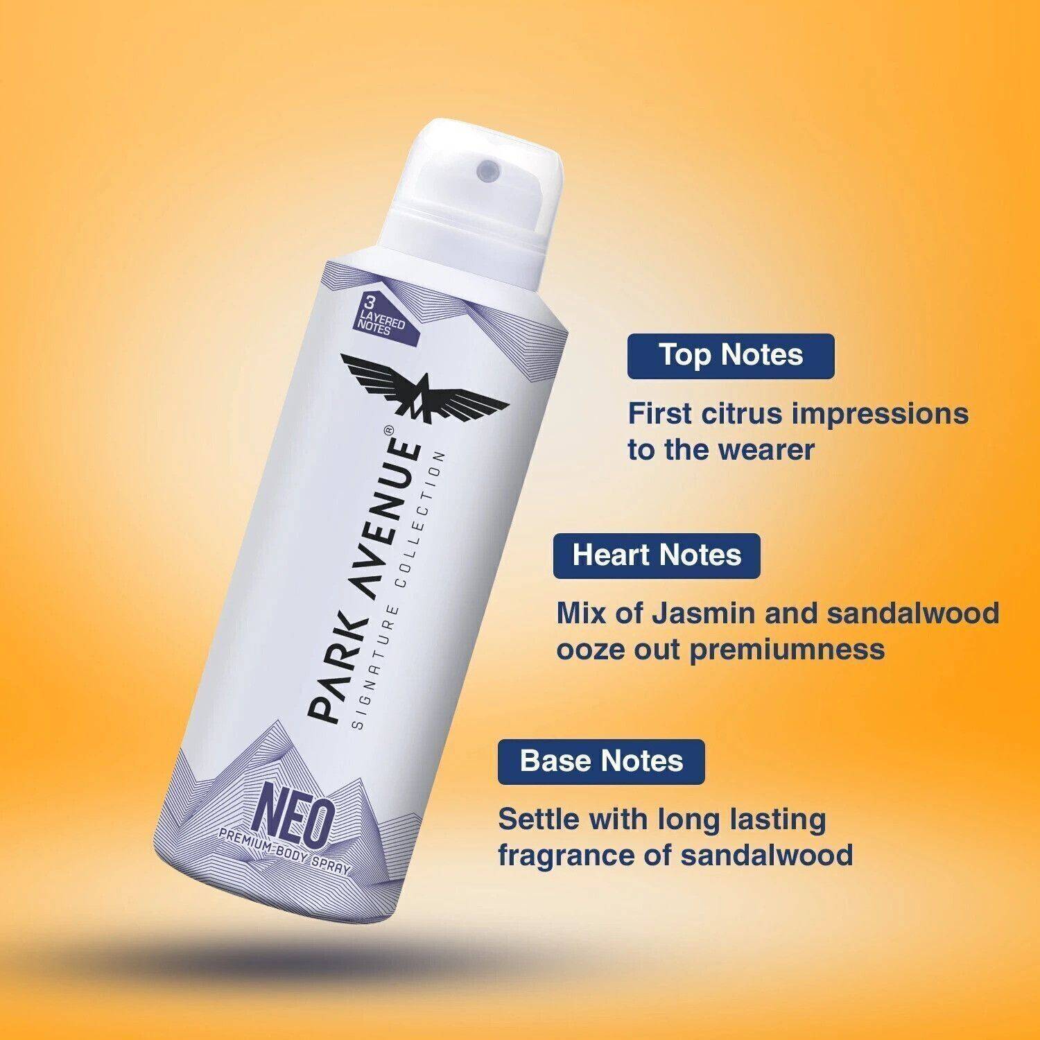 Park Avenue Signature Deo Neo Deodorant Spray 150ml - Image 2