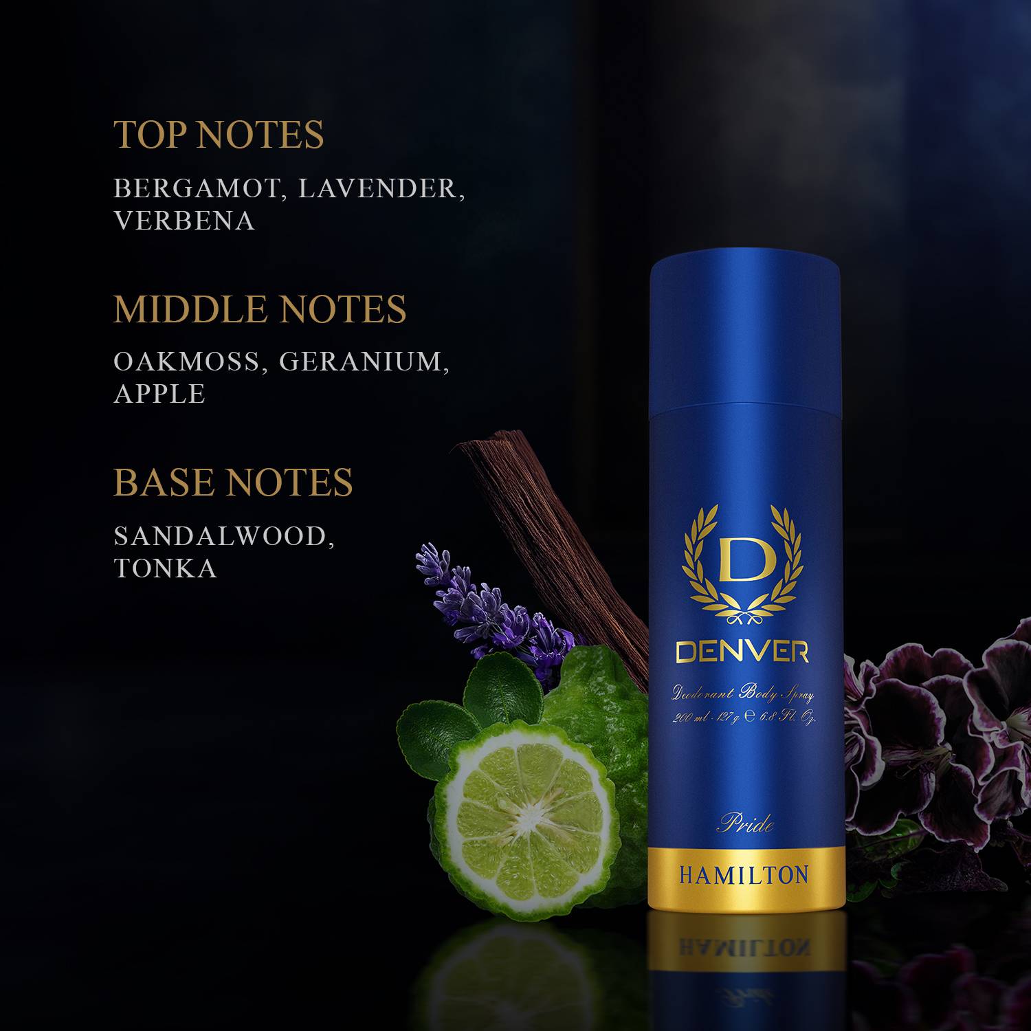 DENVER Imperial, Honour, Pride and Prestige Body Spray - For Men - Image 5