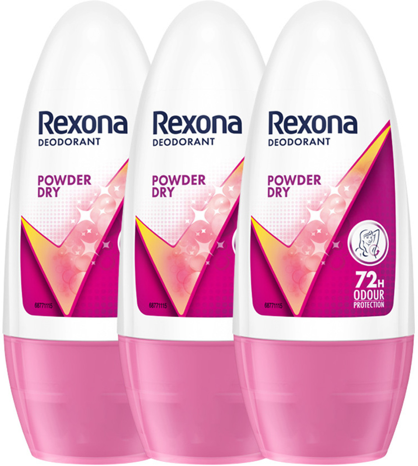 Image of Rexona Powder Dry Underarm Roll On Deodorant For Women (PO3) Deodorant Roll-on - For Women