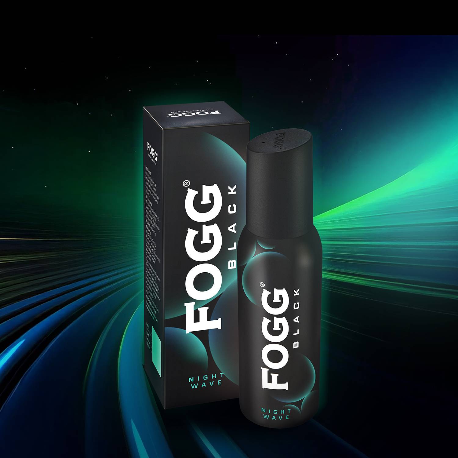 FOGG Black Night Wave Body Spray 120ml - Image 3