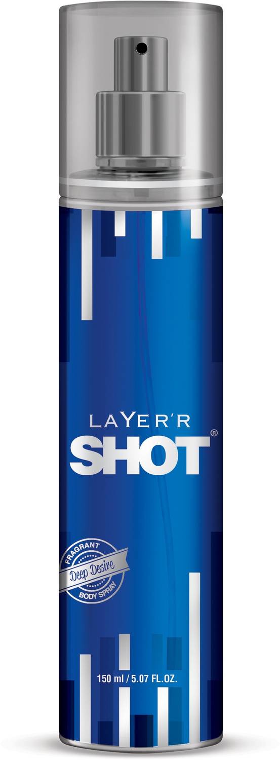 LAYER'R Shot Deep Desire Body Spray - For Men - Image 2