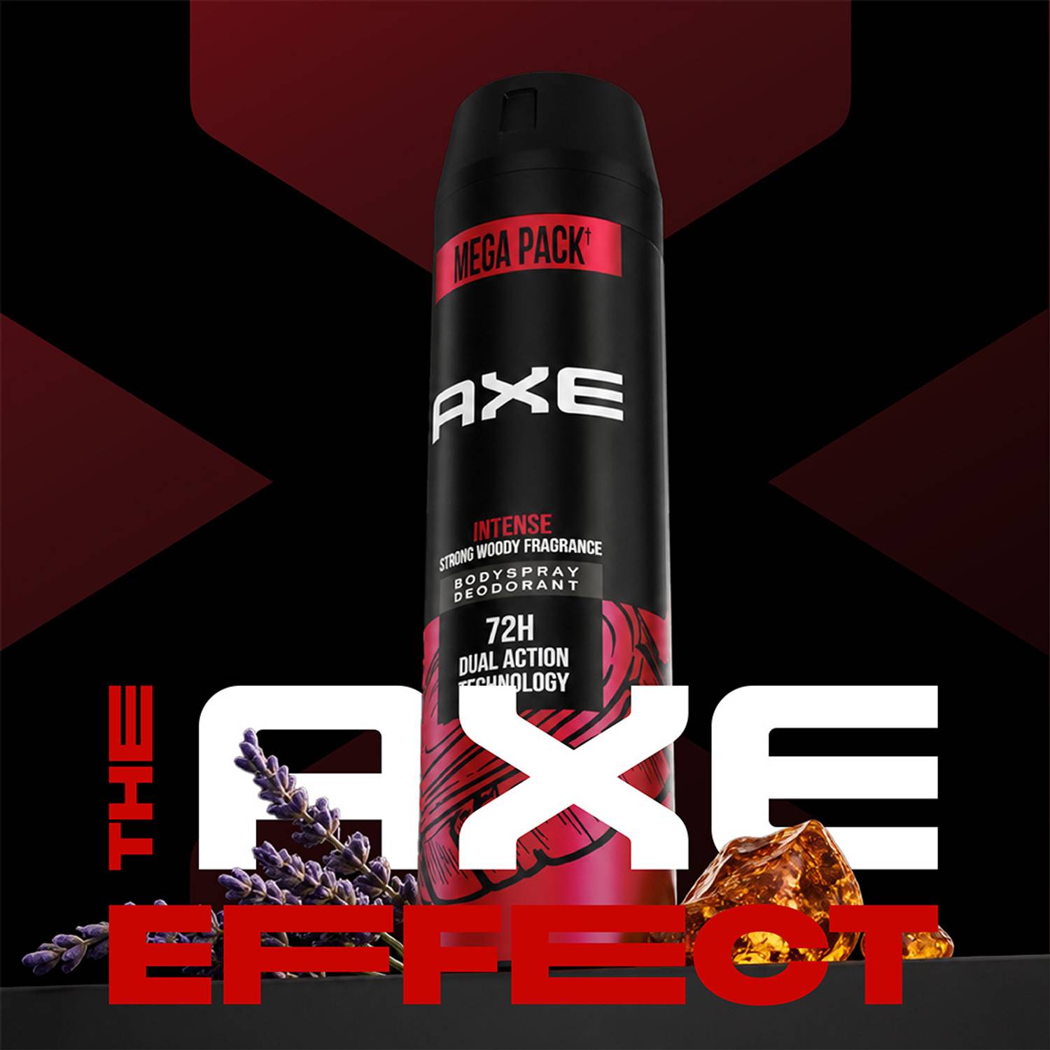 AXE Intense Body Spray - For Men Pack of 4 - Image 4