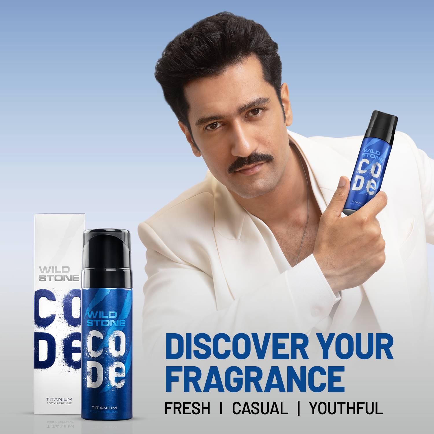 Wild Stone CODE CODE Chrome, Steel & Titanium 150 ml Deodorant - Image 4