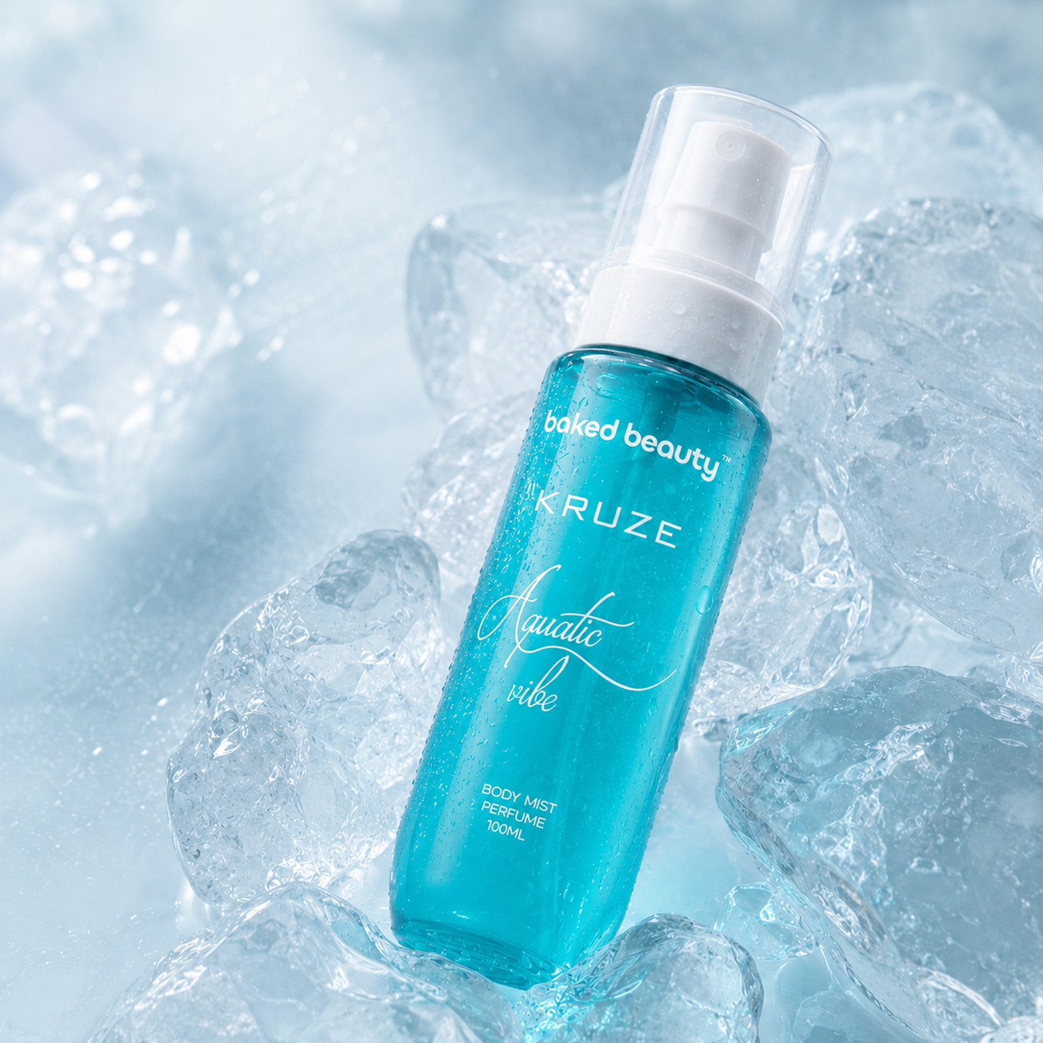 Image of BAKED BEAUTY Kruze Aquatic Vibe Body Mist Long Lasting Fresh Fragrance Body Mist - For Women
