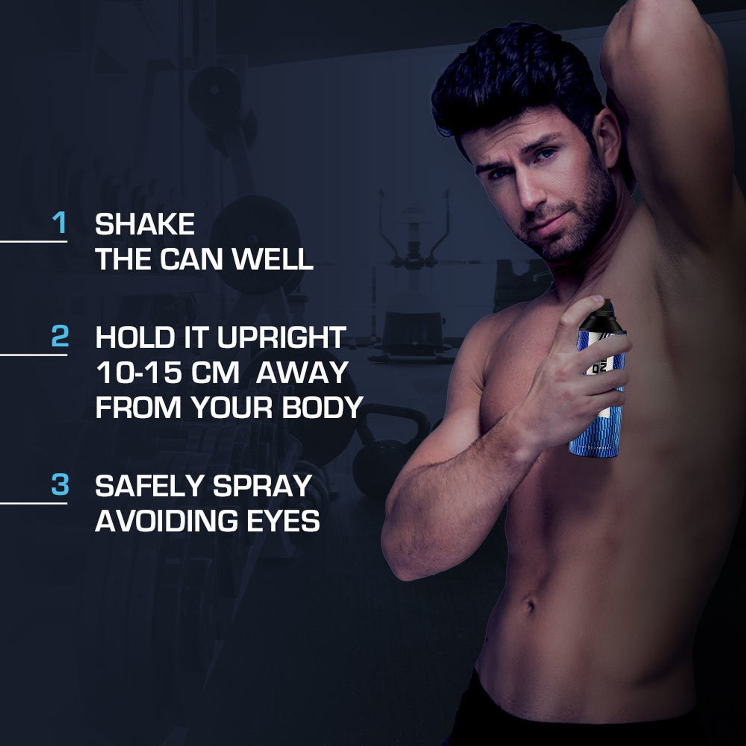 Image of Wild Stone Activ Long Lasting Deodorant Spray - For Men