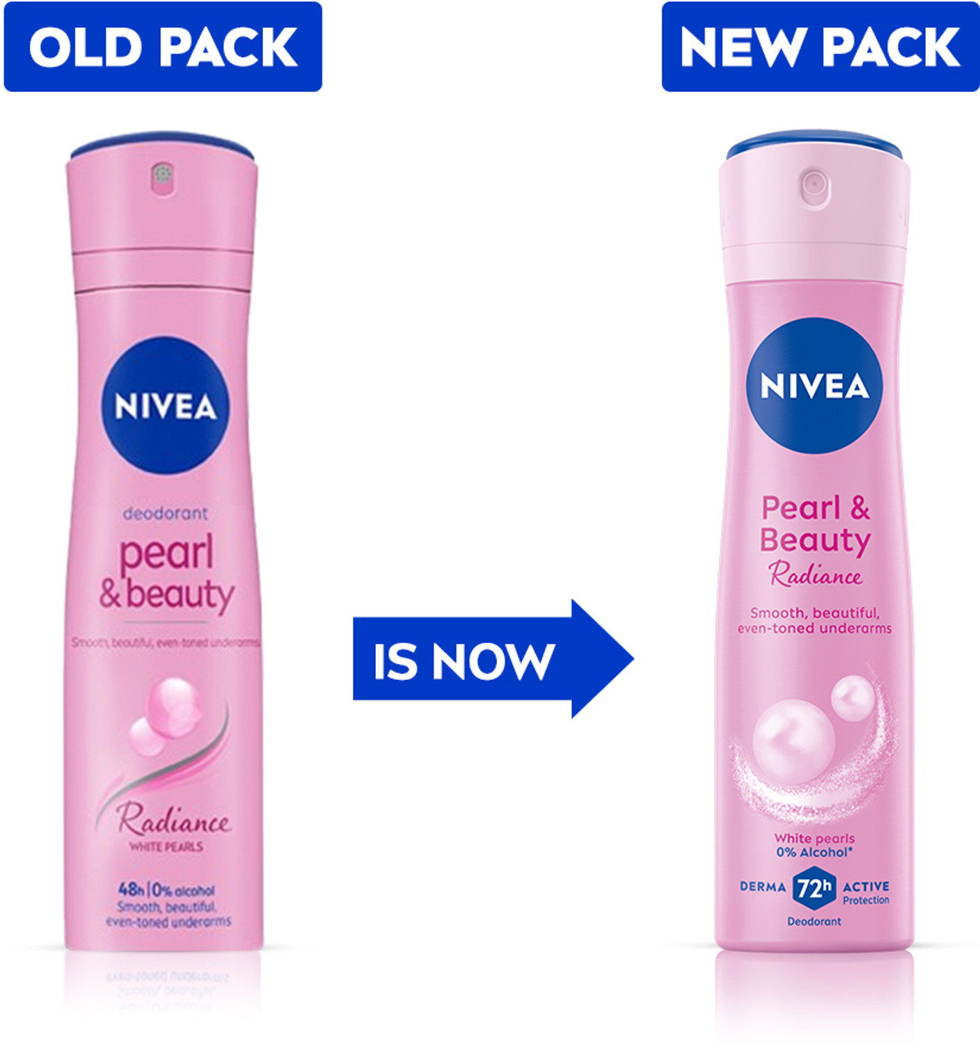 Image of NIVEA Pearl and Beauty Radiance Deo for Eventone Underarms, 48h Active Protection Deodorant Spray - For Women