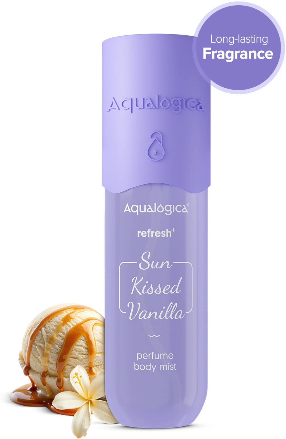 Aqualogica Refresh+ Sun Kissed Vanilla Body Mist 150ml - Image 1