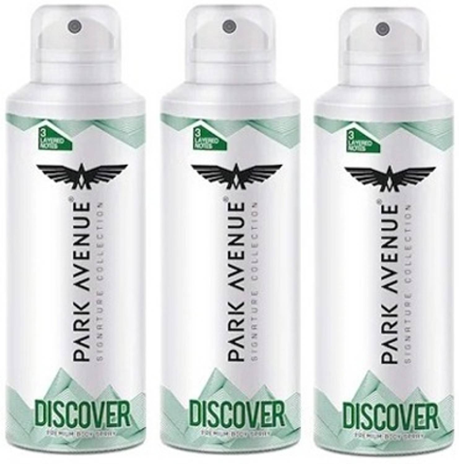 PARK AVENUE DISCOVER 3PCS(250MRP)EACH. Body Spray - For Men & W