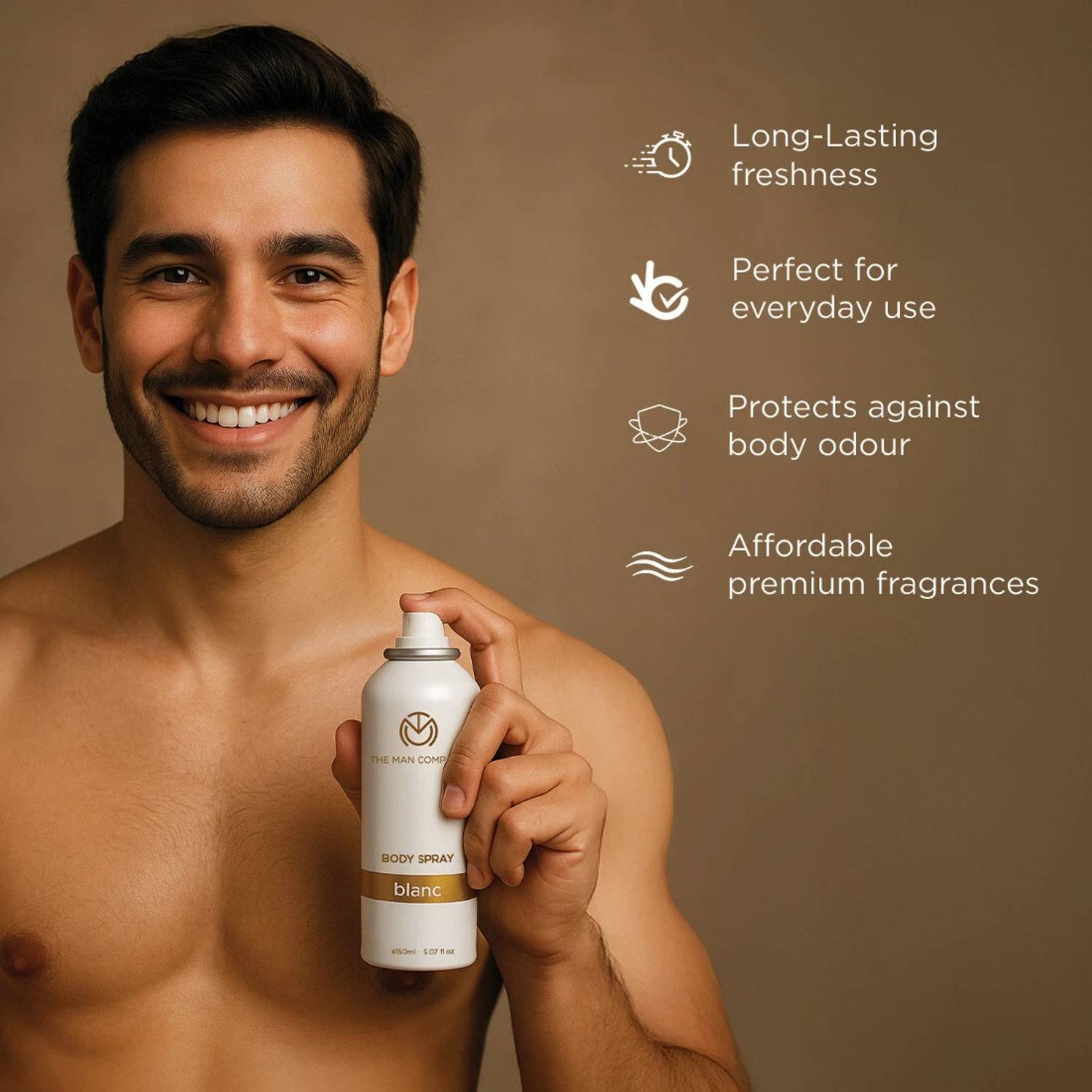 THE MAN COMPANY Travel Deo Kit - 4 Mini Body Sprays - Image 2
