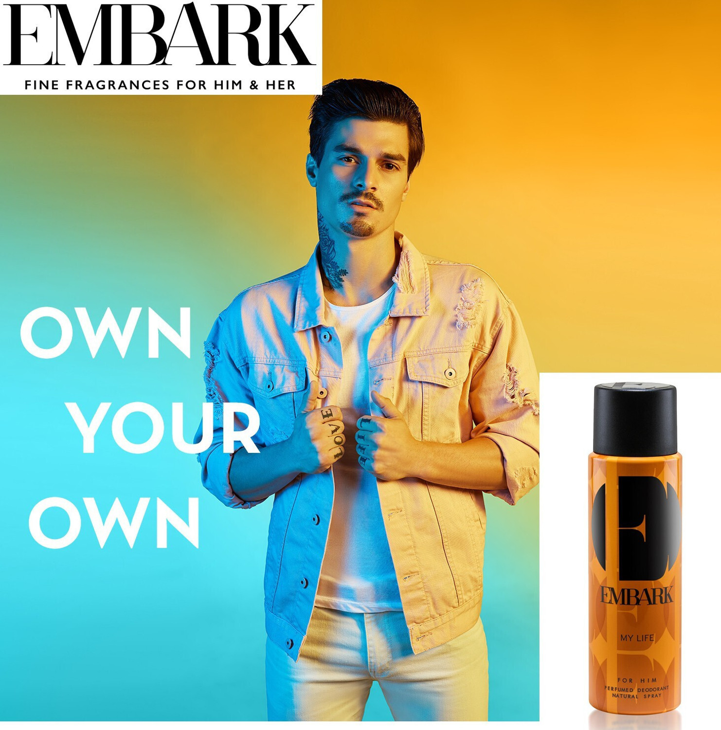 Image of EMBARK My Life for him 150 ml Perfume Body Spray - For Men
