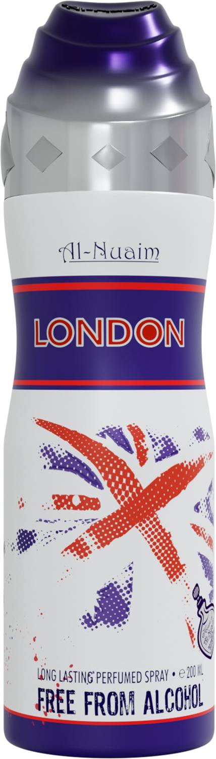Al-Nuaim White London Alcohol Free Deodorant Body Spray 200ml - Image 3
