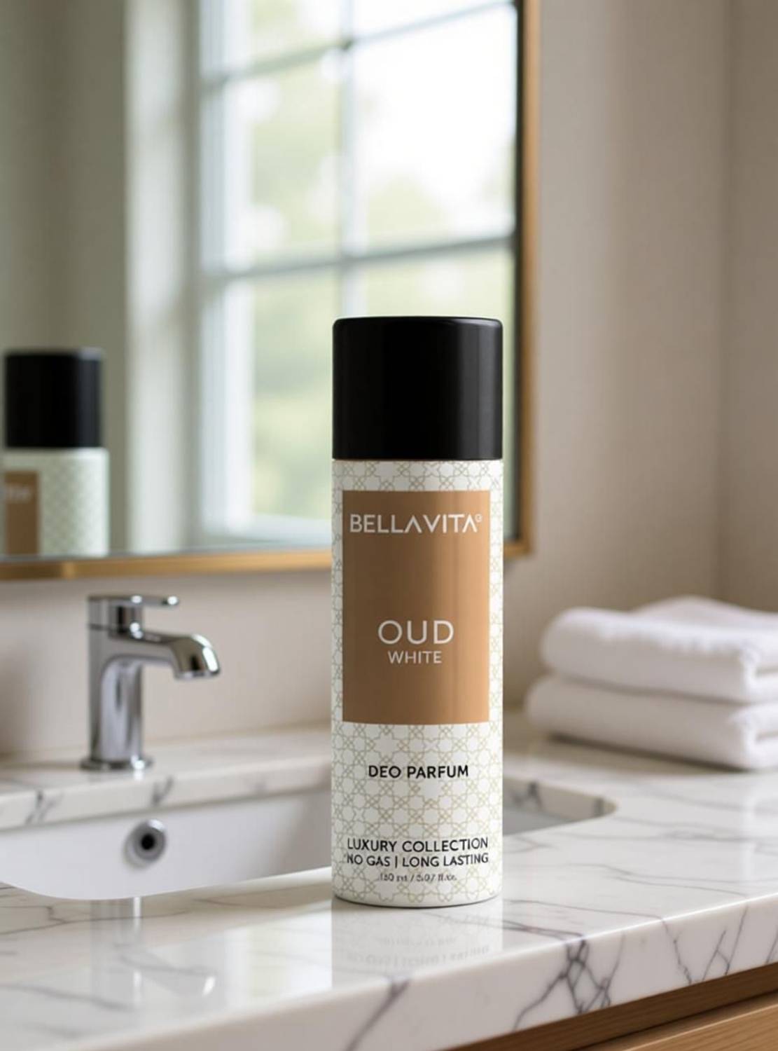 BELLAVITA OUD WHITE Deo Parfum 150ml - Image 2