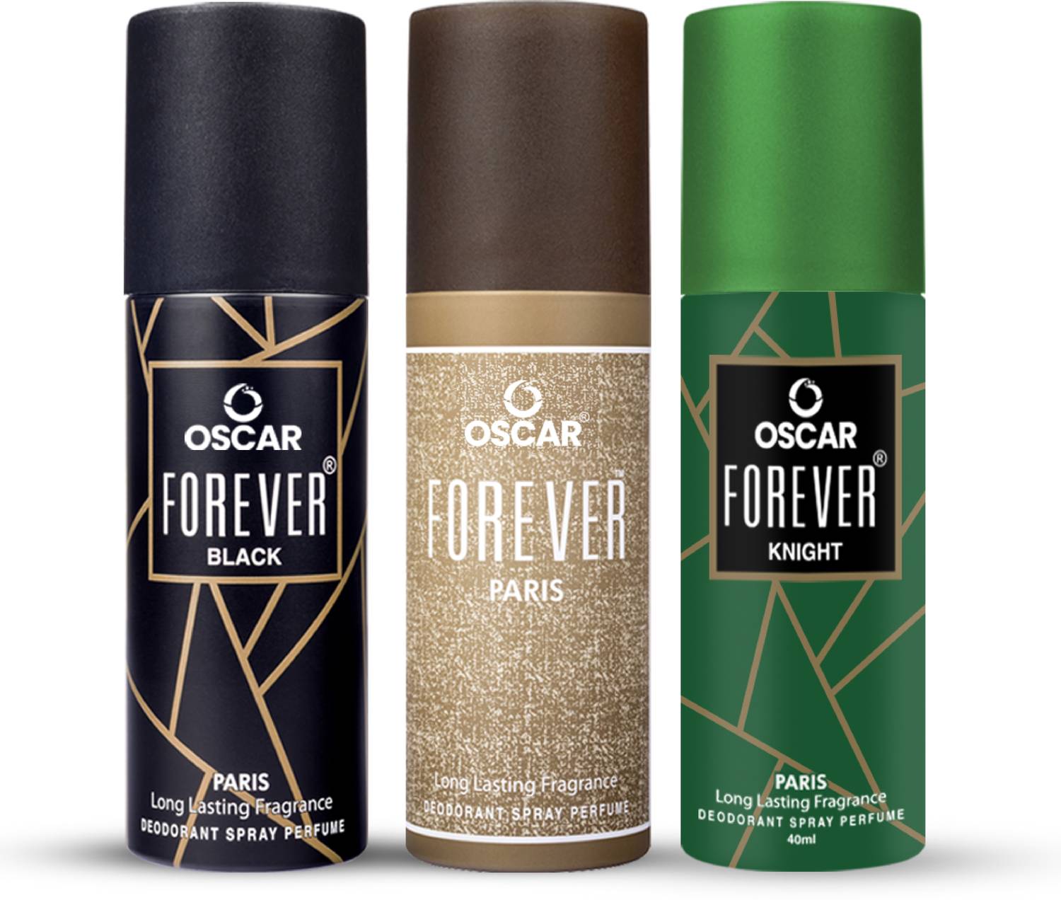 OSCAR Forever Paris Black & Night Deodorant Spray 40ml - Image 1