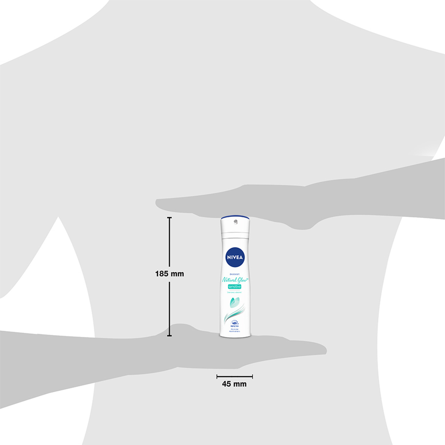 Image of NIVEA Natural Glow Sensitive Deodorant & Natural Glow Smooth Deodorant Spray - For Women