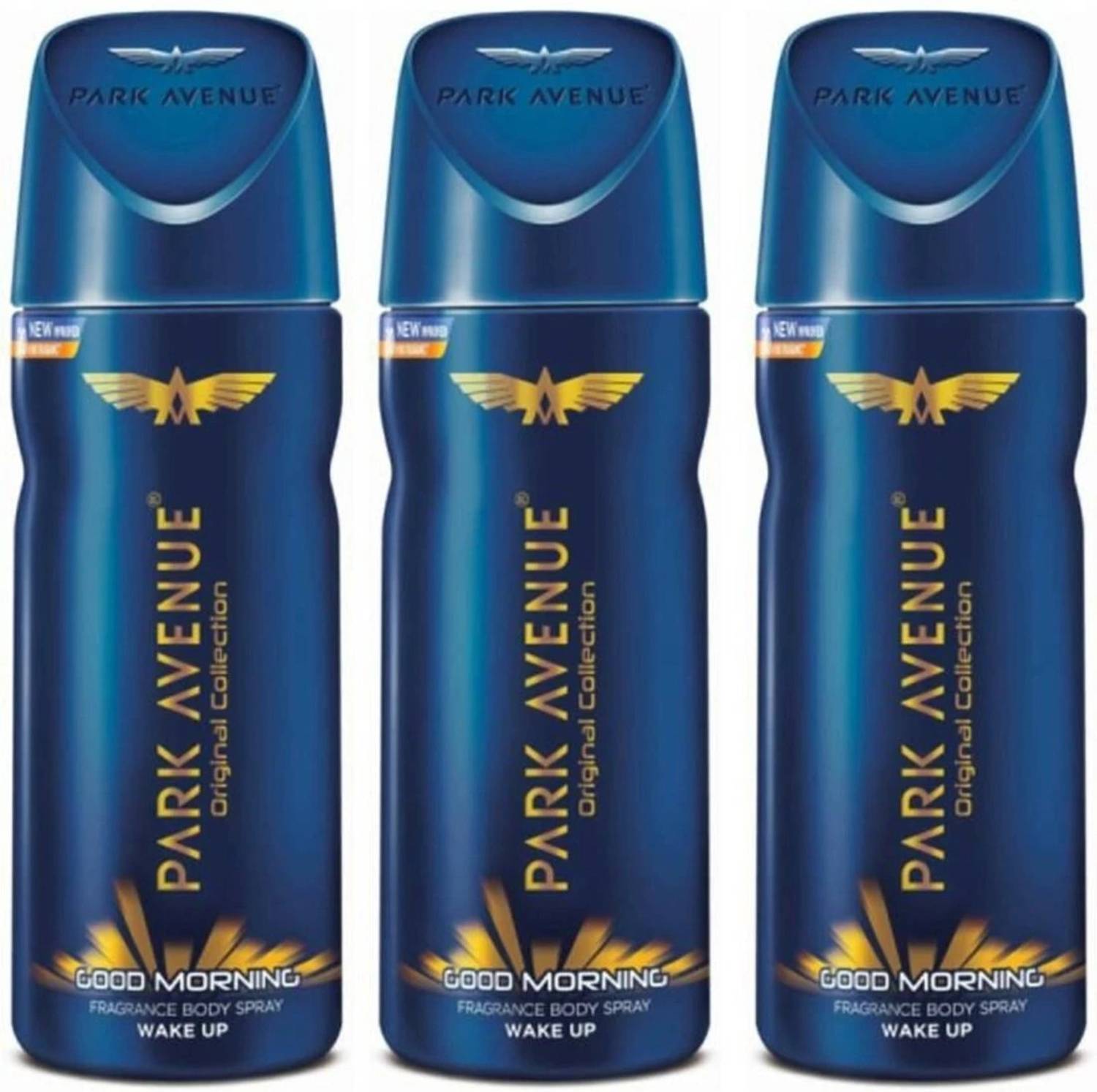 PARK AVENUE GOOD MORNING BODY SPRAY WAKE UP PACK OF 150MLX3 Deodo