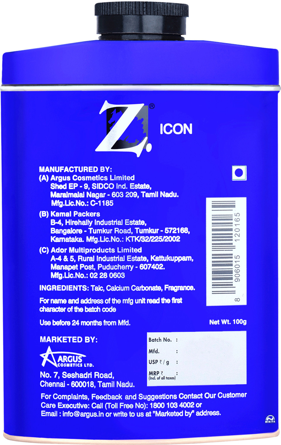 Image of Z - Magnetism for Men Classic Icon Deodorant & Talc l 150ml Combo Deodorant Spray - For Men