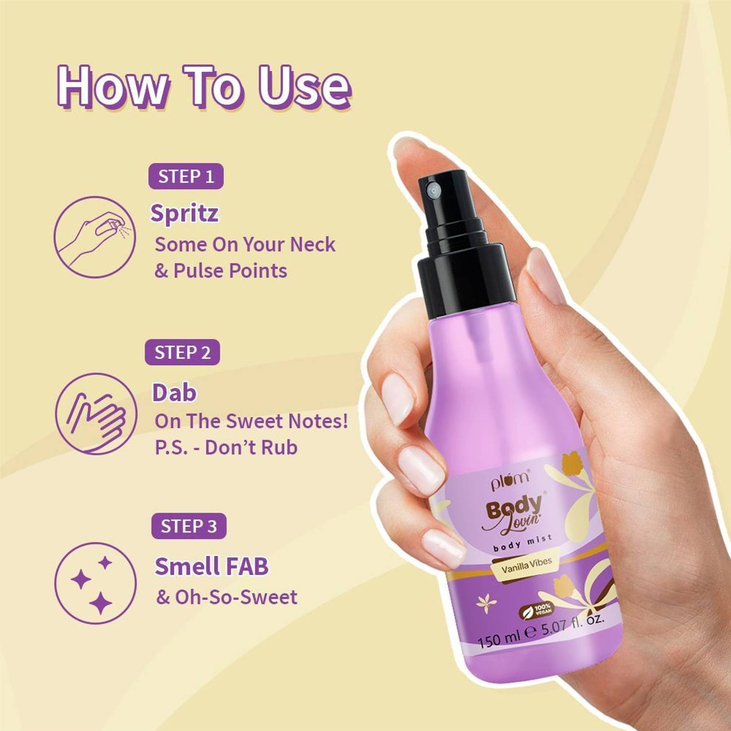 Plum BodyLovin' Vanilla Vibes Body Mist - Image 5