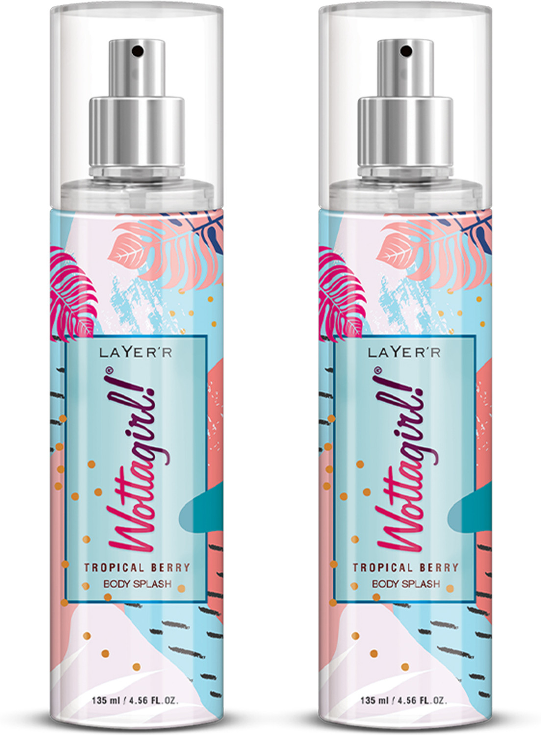 Image of LAYER'R Wottagirl Tropical Berry Fragrant Long Lasting Body Spray - For Women