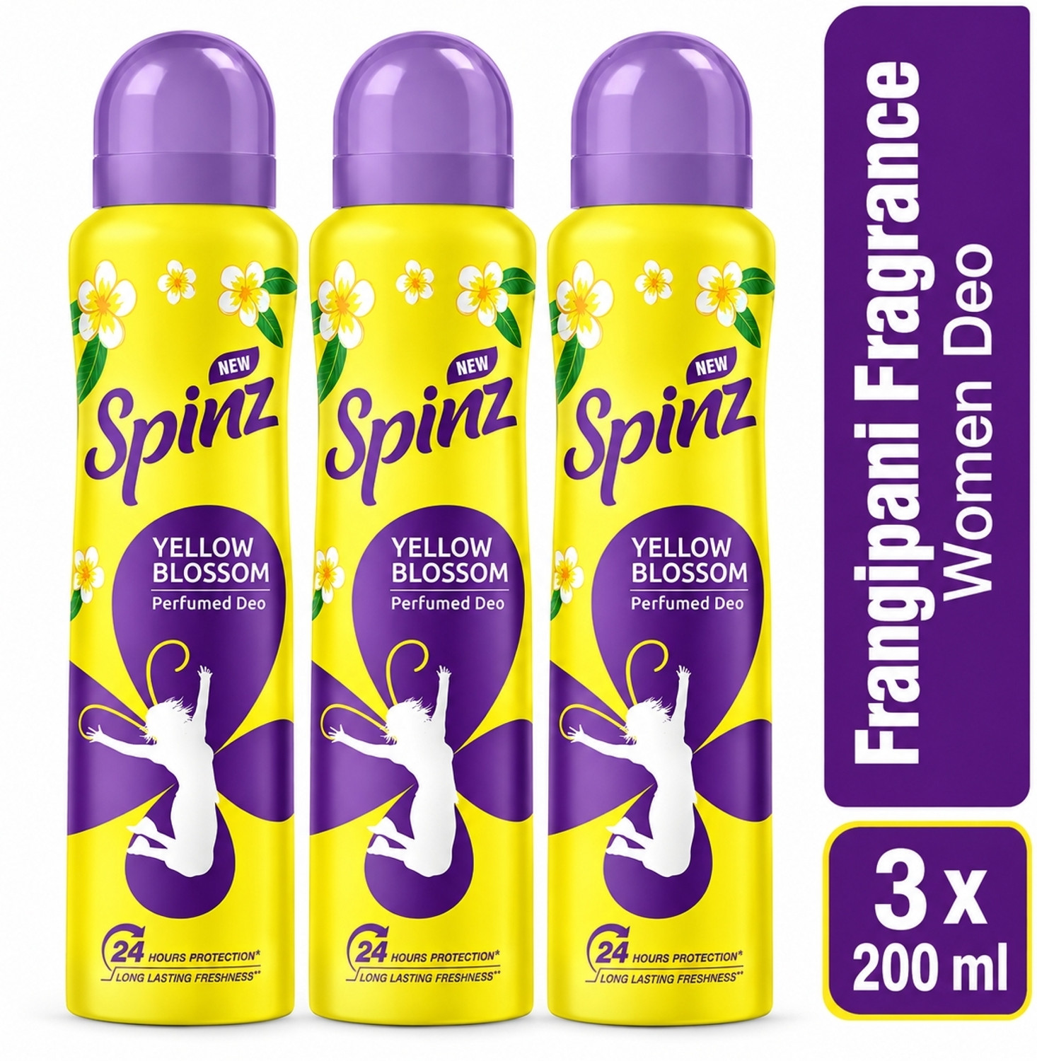 Image of Spinz Yellow Blossom Deo Body Spray - For Men & Women