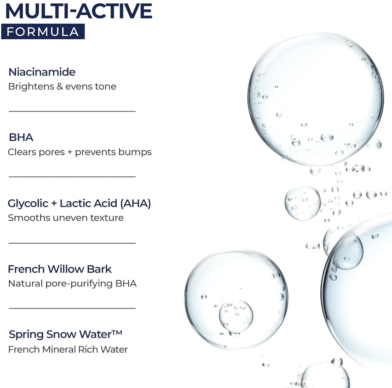 Image of Aqueria Multi Active Underarm Roll On | 5.5% AHA BHA, Niacinamide - Flora Fragrance Deodorant Roll-on - For Men & Women