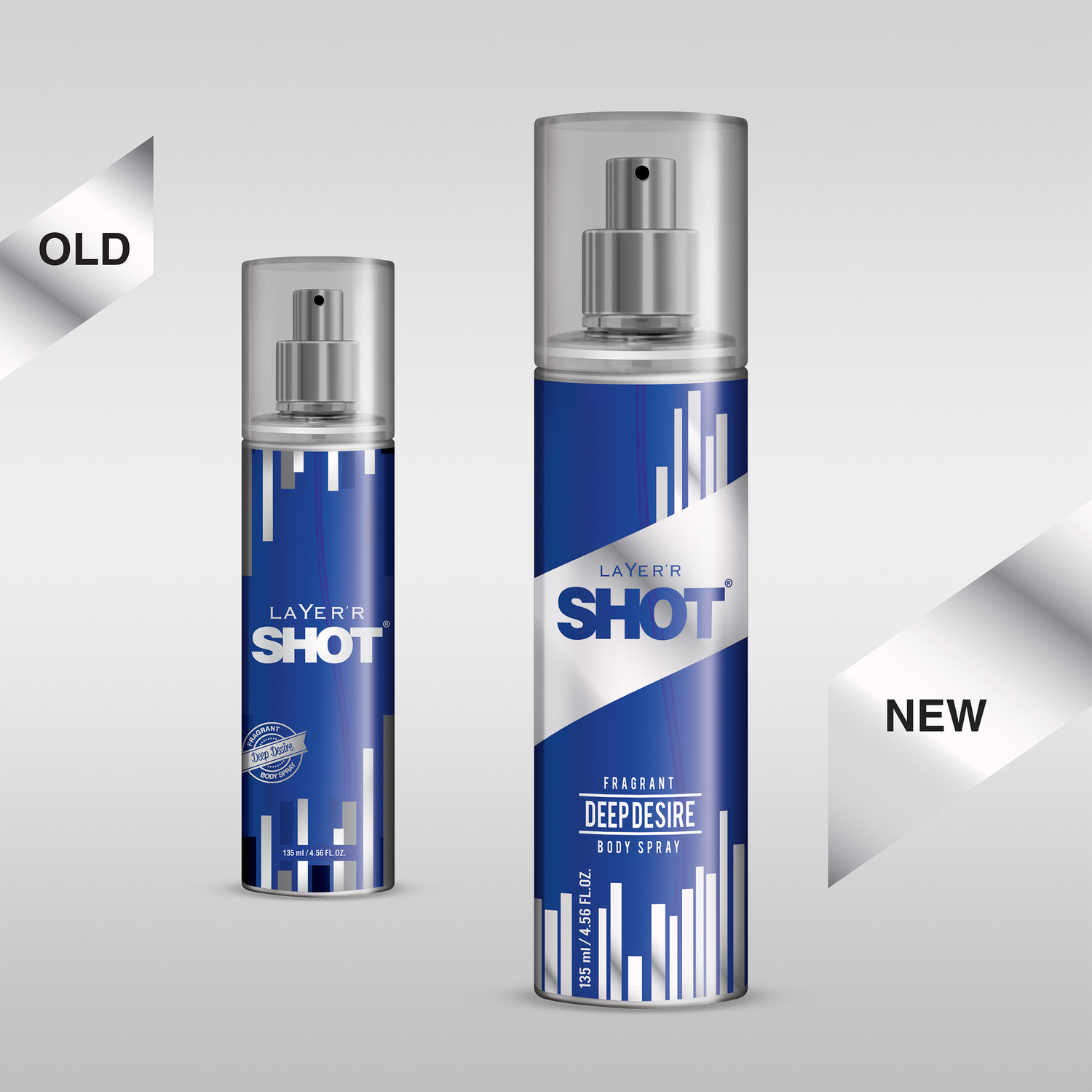 Image of LAYER'R SHOT DEEP DESIRE 135ml Body Spray - For Men