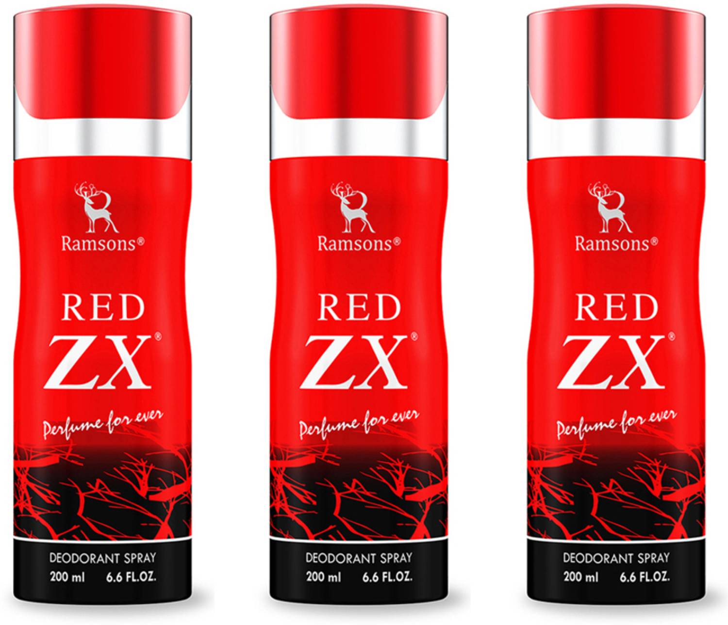 RAMSONS Red ZX Deodorant Spray - For Men & Women - Price in India
