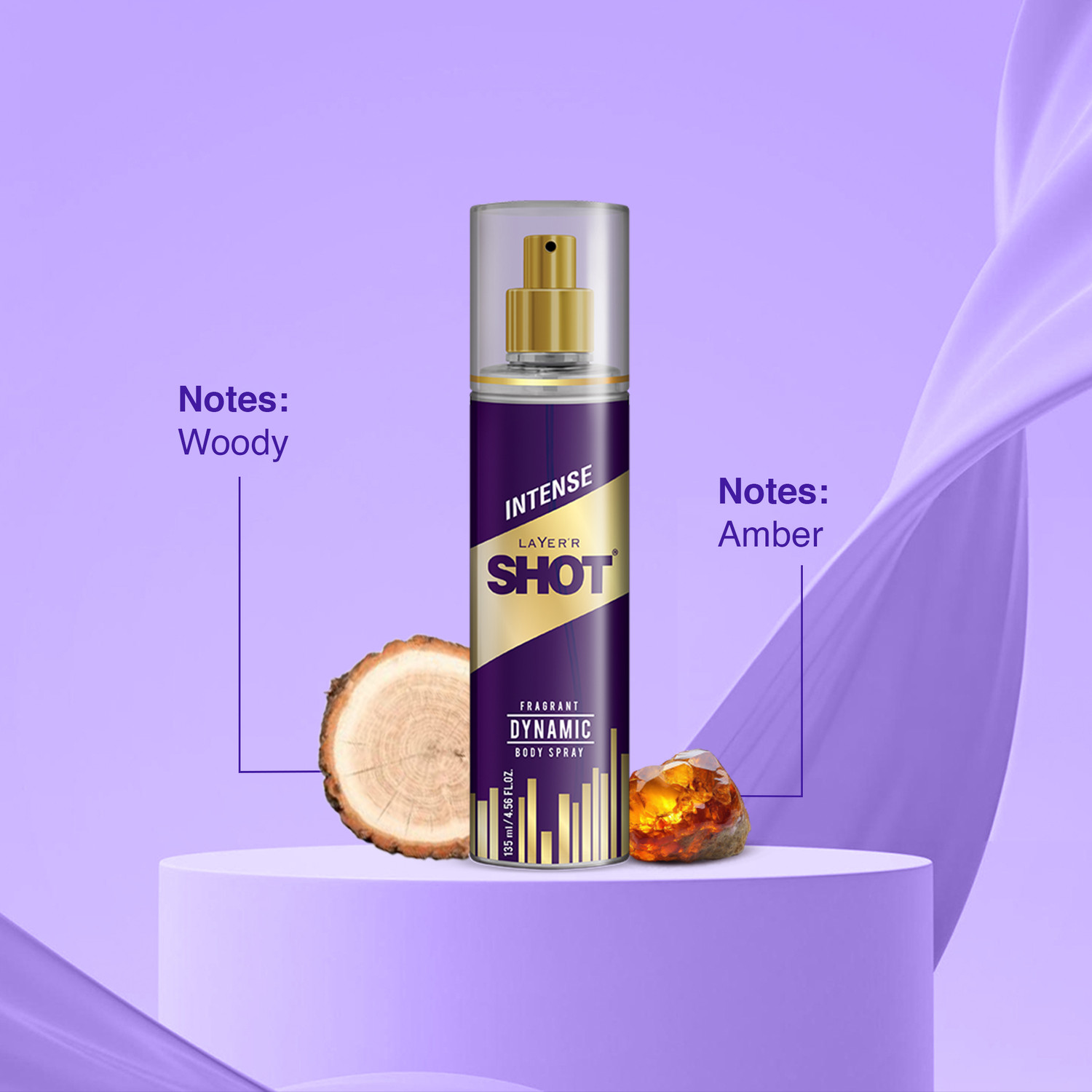 Image of LAYER'R Shot Dynamic Long Lasting Fragrance Body Spray - For Men