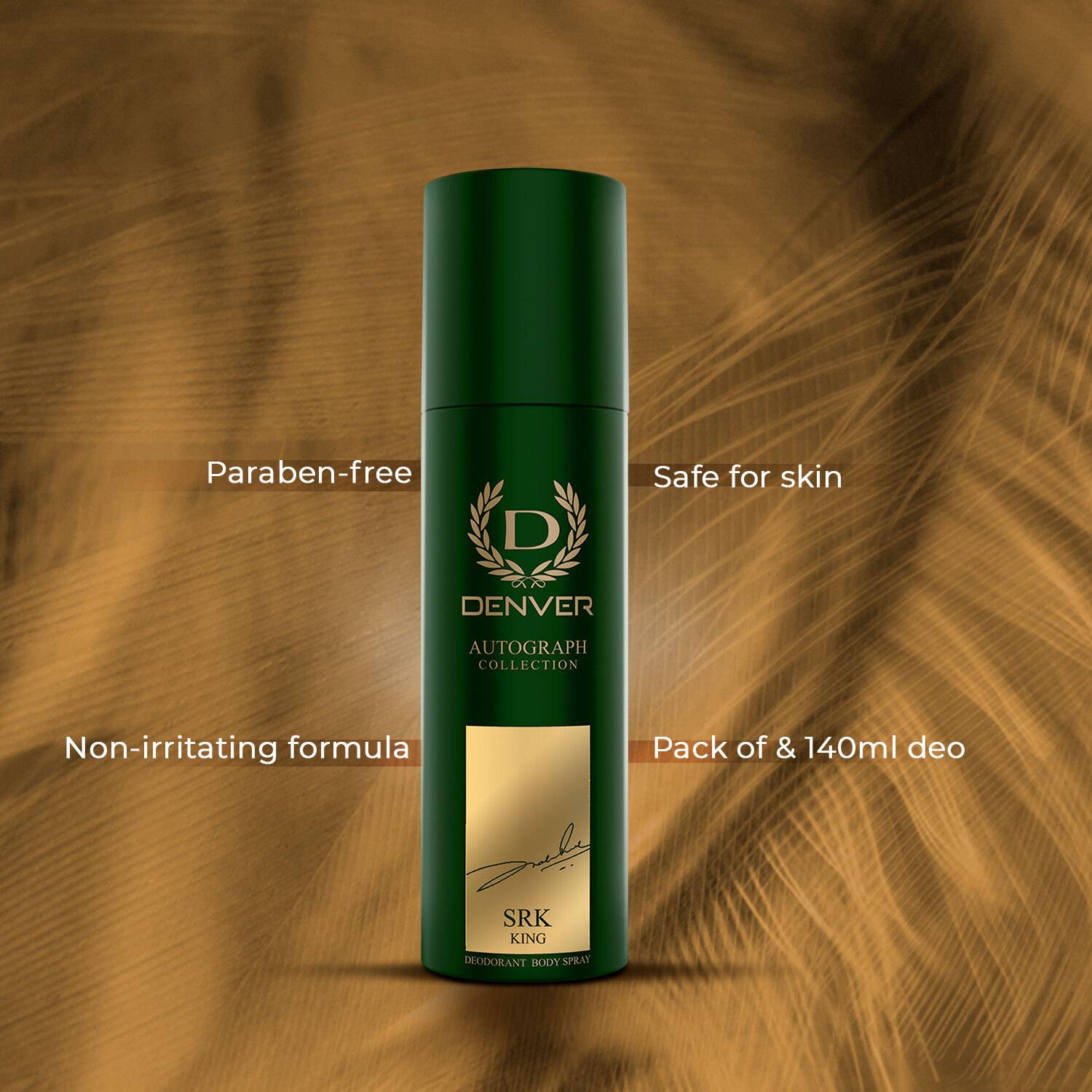 DENVER SRK King Deodorant 140ml - Image 4