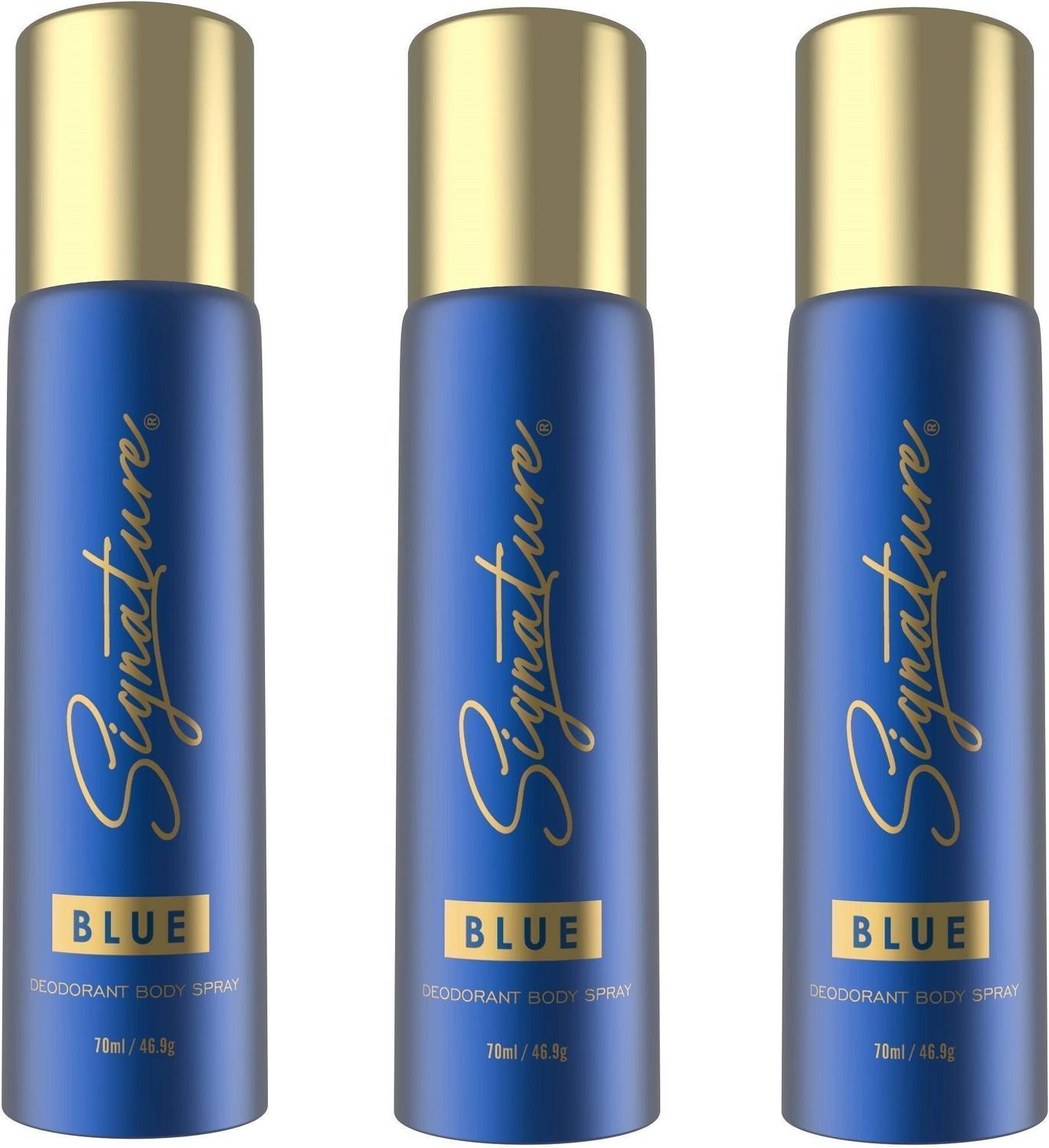 Signature Blue Long Lasting Fragrance Skin Friendly (70ML Each) C