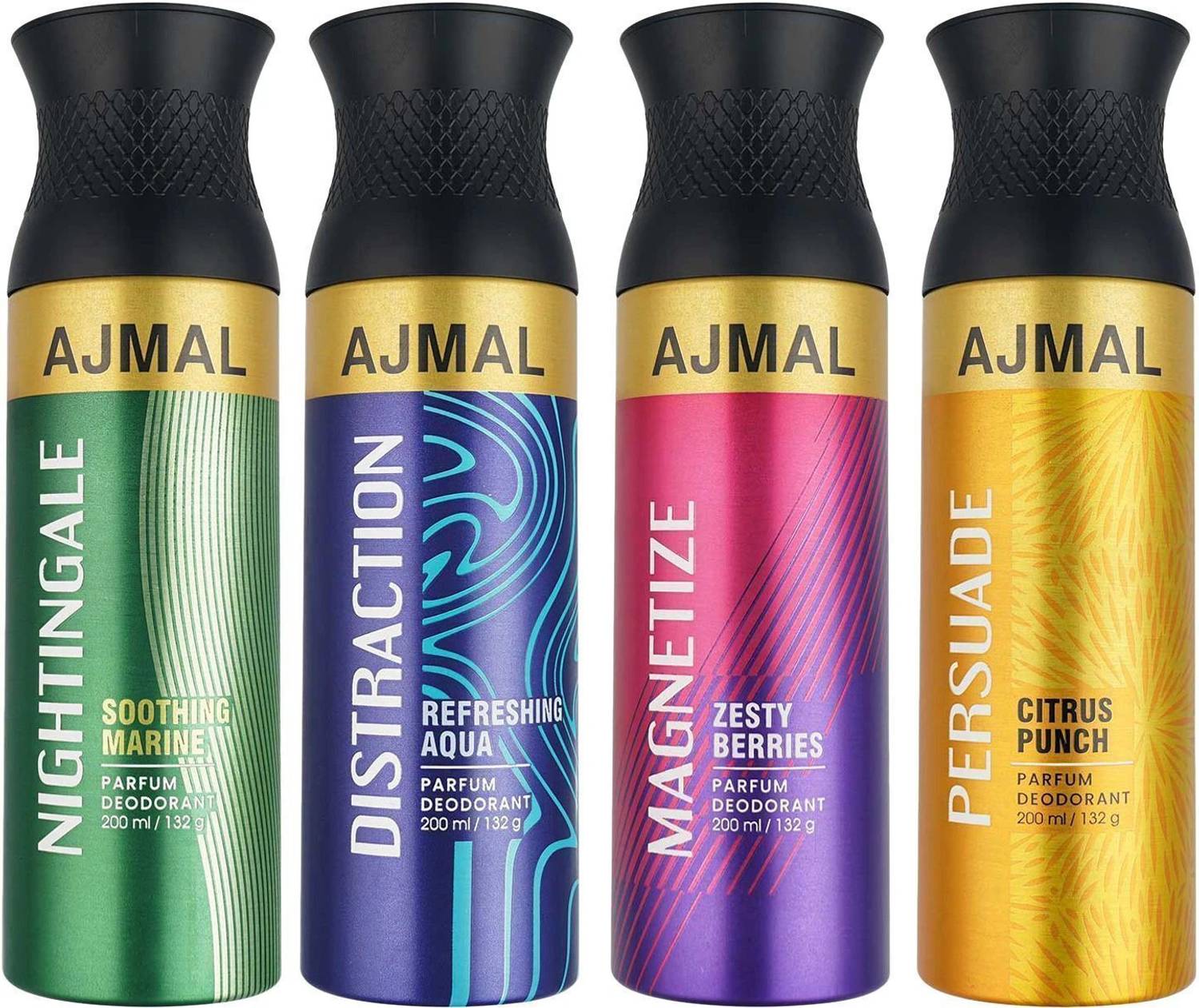 Ajmal Nightingale & Distraction & Magnetize & Persuade Deodorant